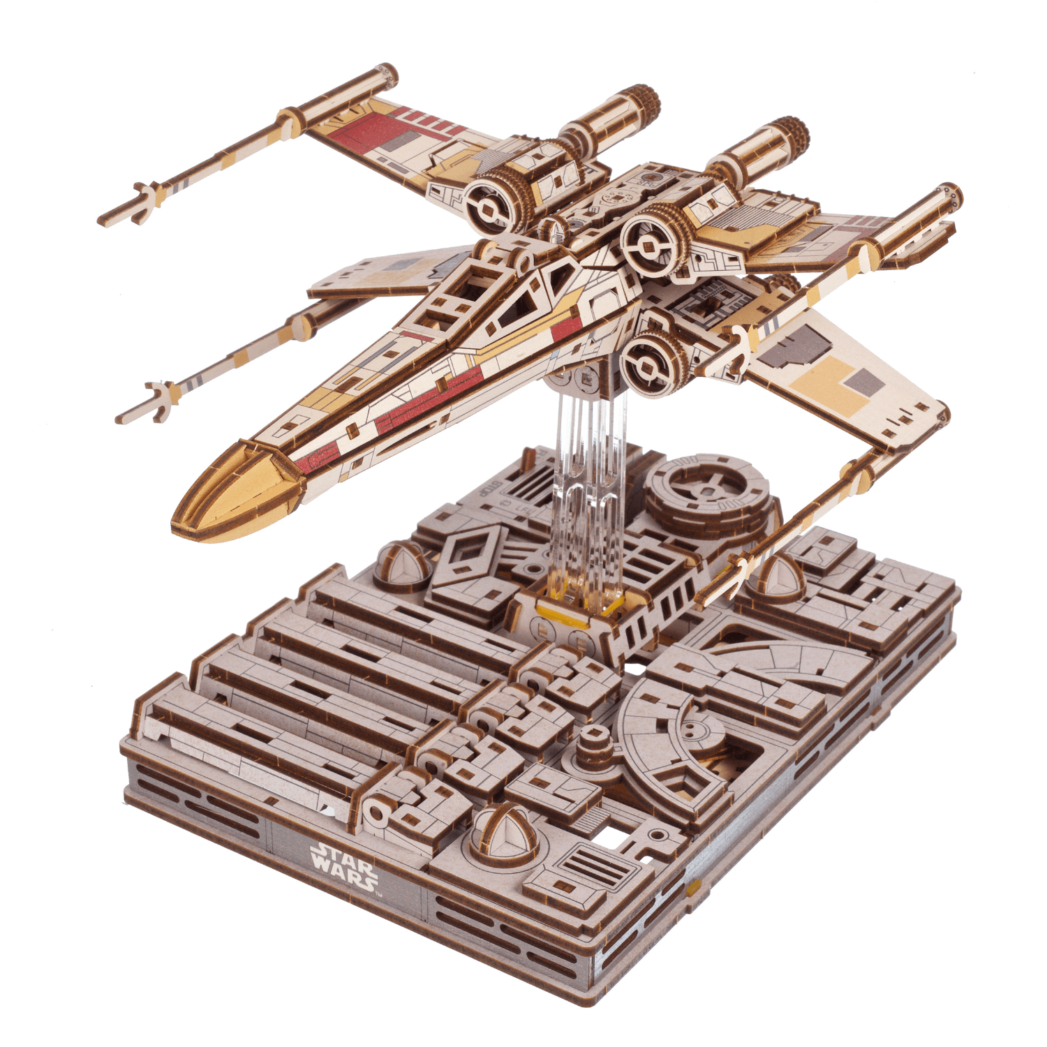 Star Wars® - Luke Skywalker's X-Wing Starfighter Mechanisches Holzpuzzle Ugears