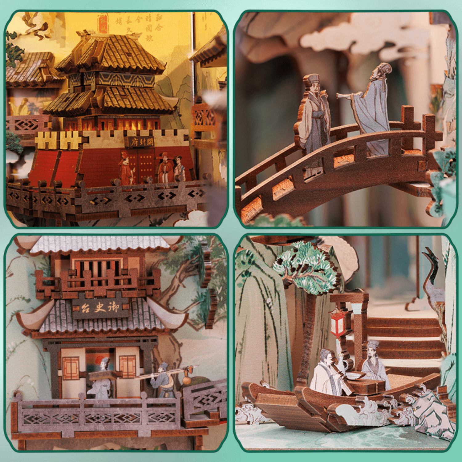 Su Dongpo's Life | Book Nook Diorama Cutebee