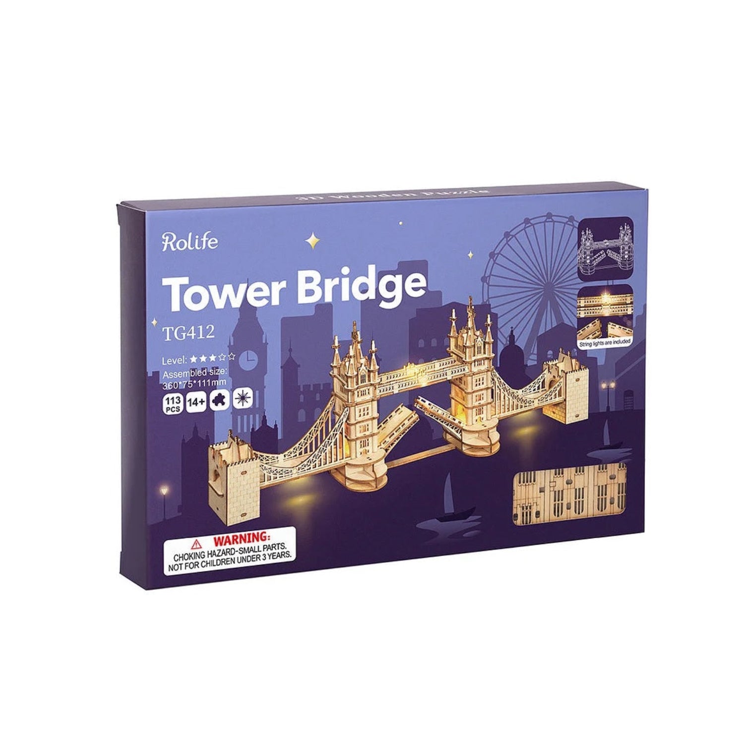 Puzzle Tower Bridge Puzzle 3D Robotime