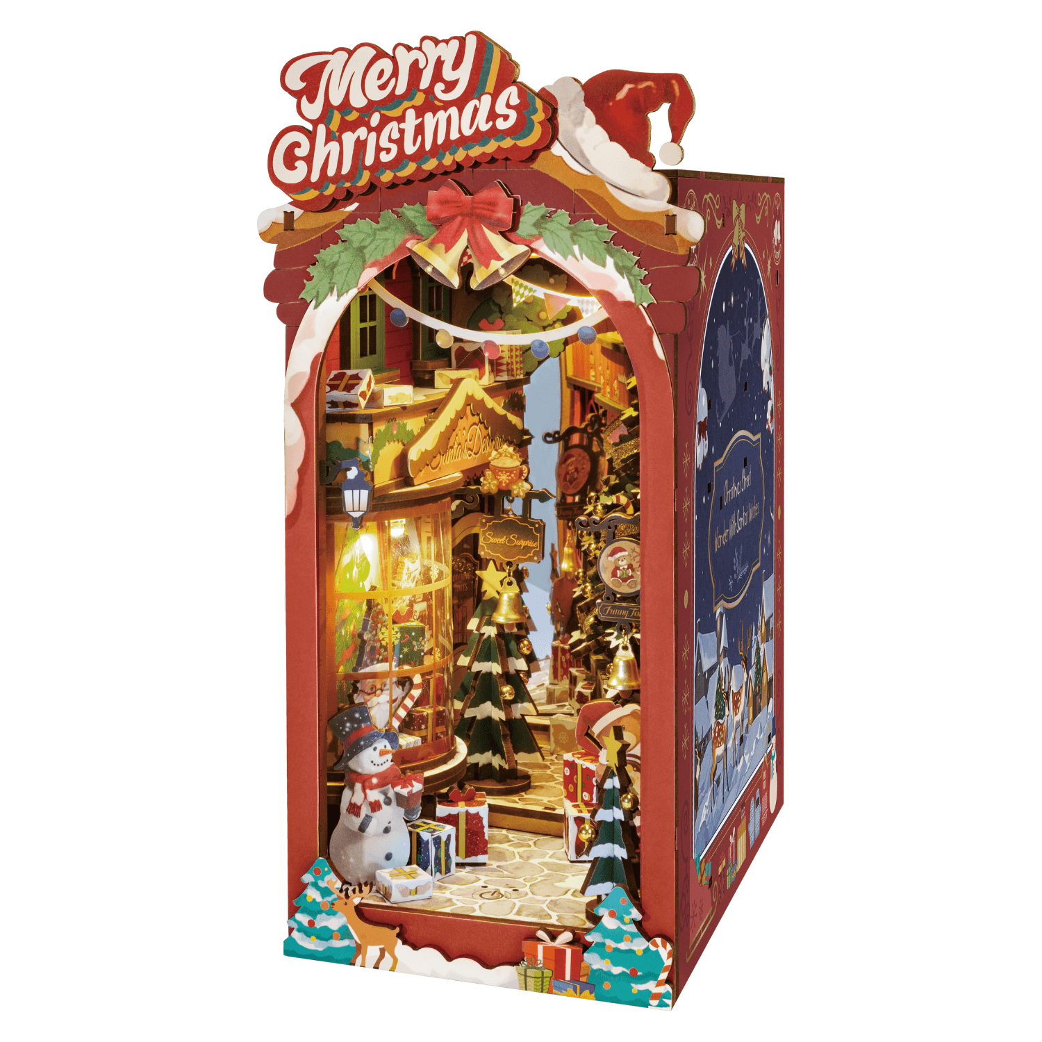 Christmas street scene 🎄 Diorama Robotime