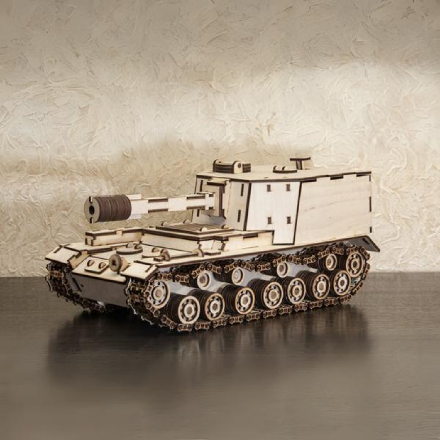 TANK SPG-212 | Puzzle mécanique en bois Eco-Wood-Art