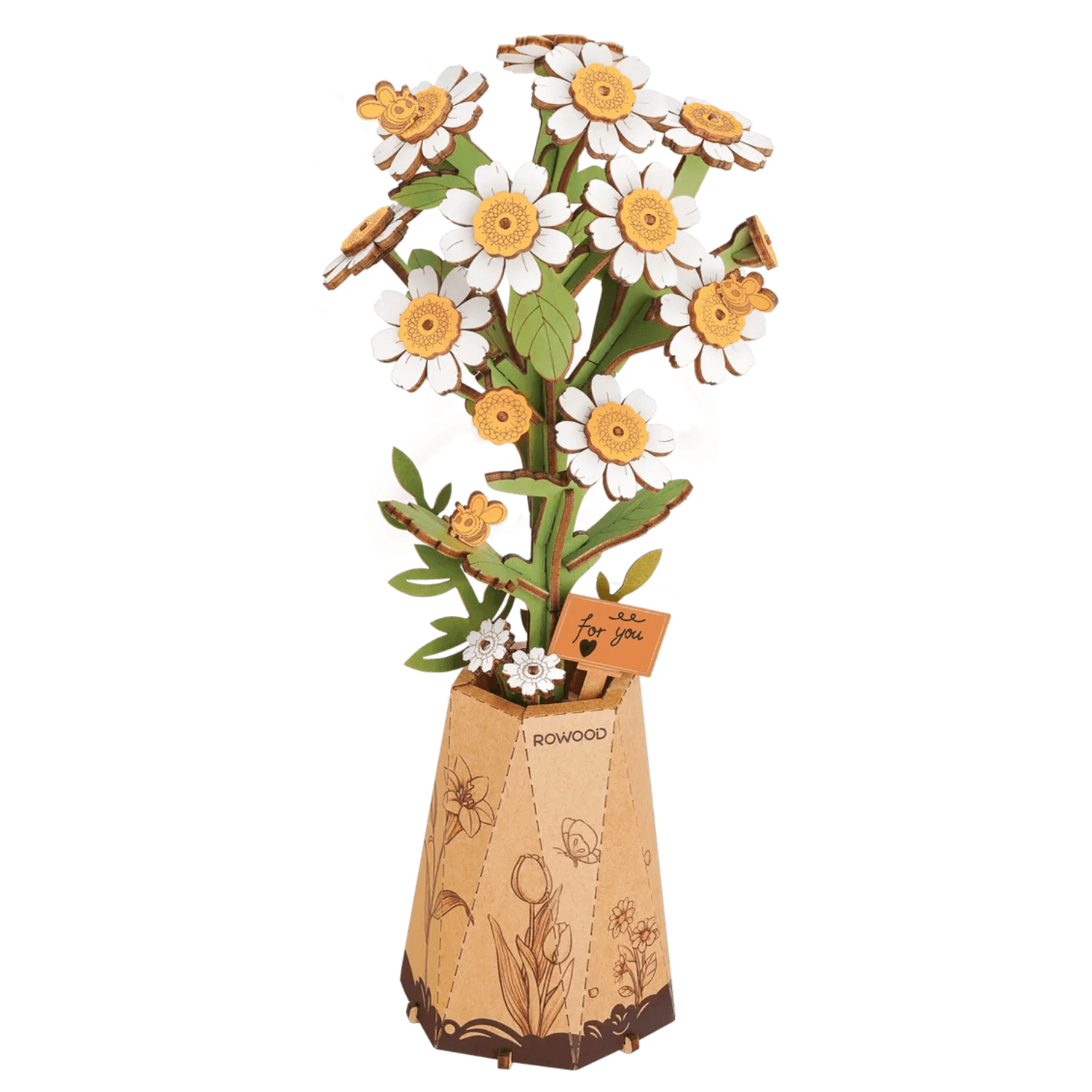 Ewiger Frühling | Blumen die immer blühen 3D Puzzle Robotime Kamille