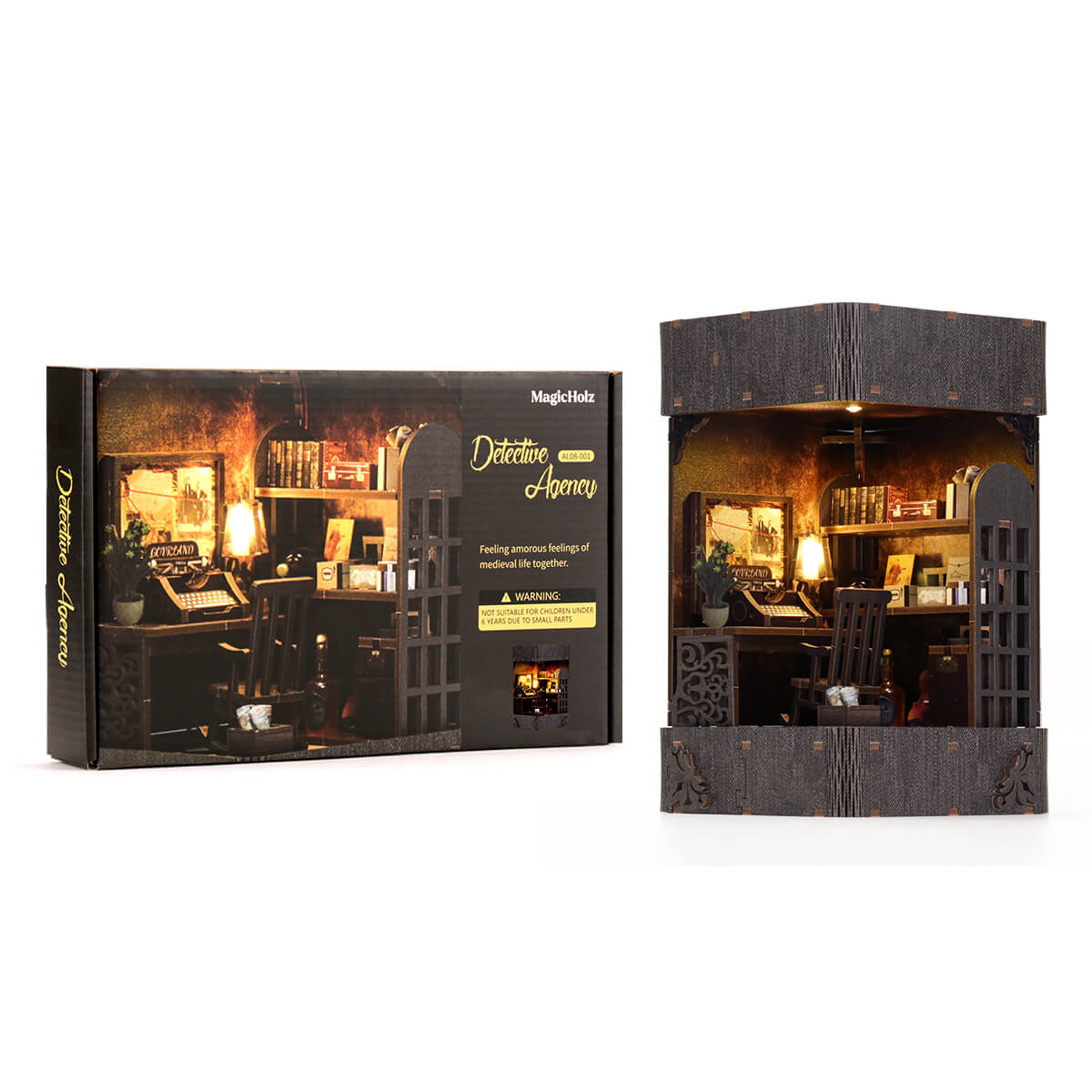 Detective Agency | Diorama | Book Nook Diorama MagicHolz