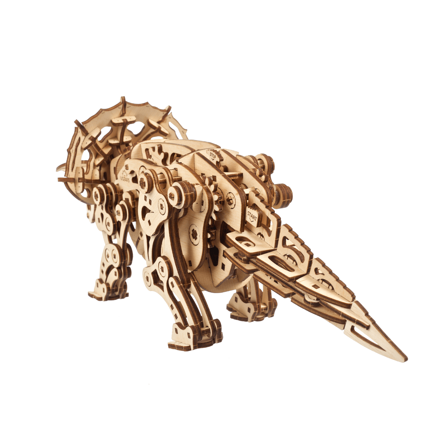 Triceratops 3D Puzzle Ugears