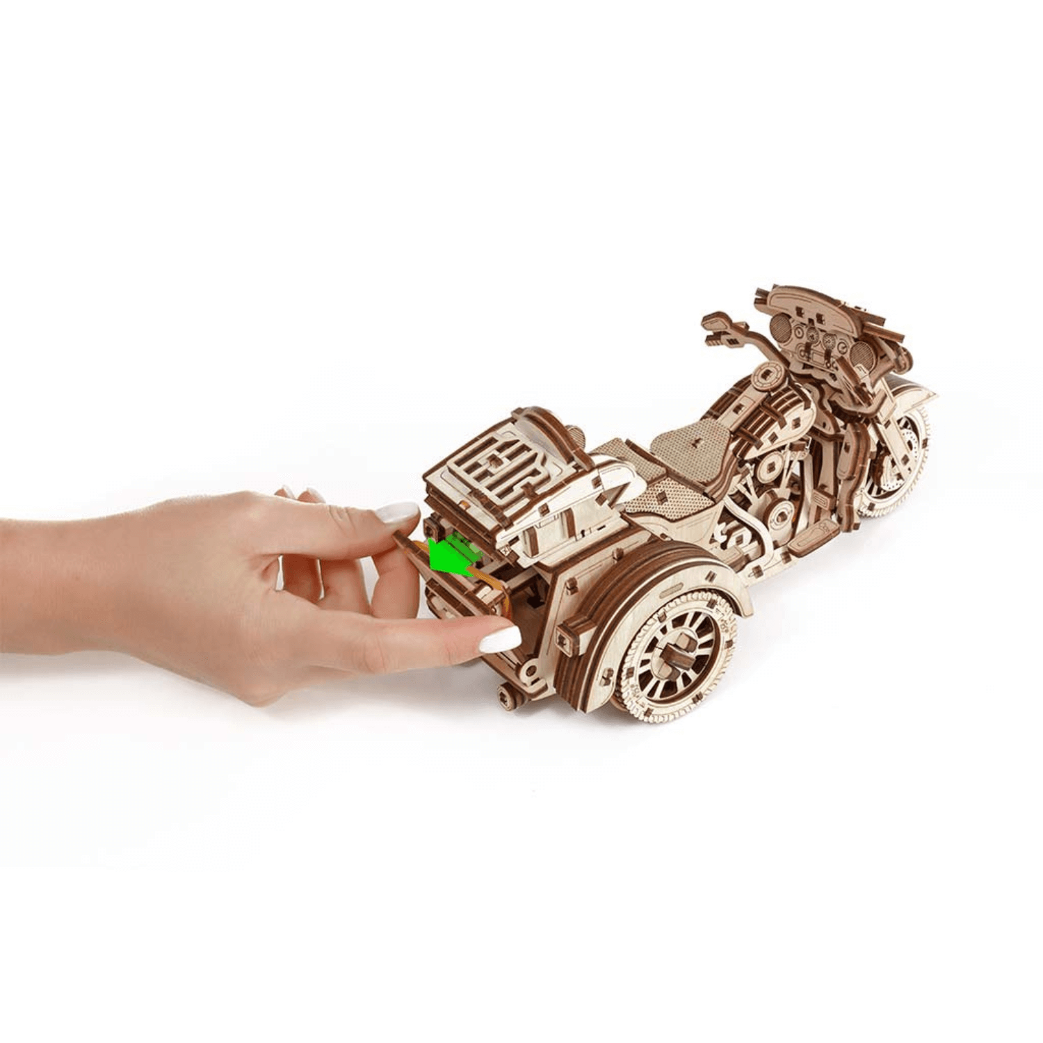 Trike Mechanisches Holzpuzzle Eco-Wood-Art