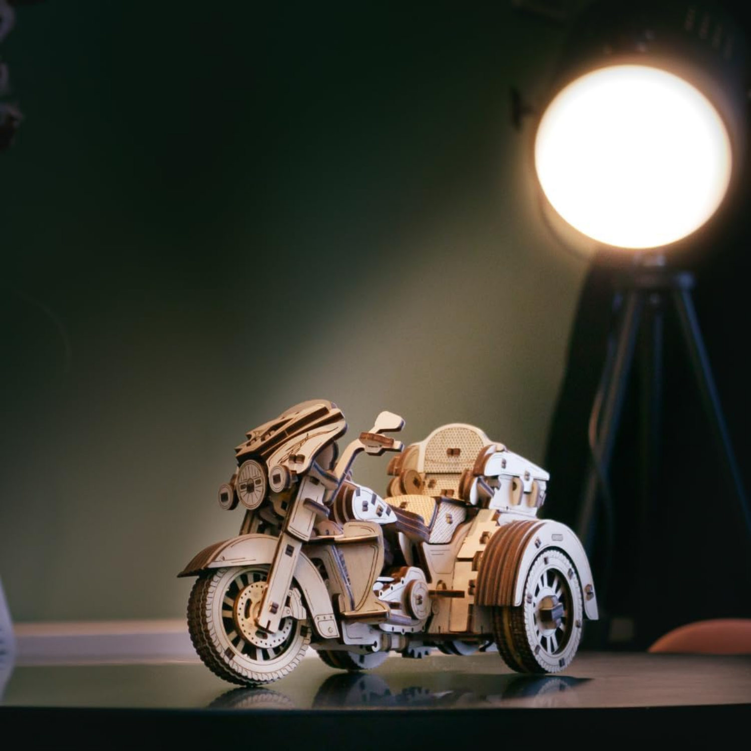 Trike Mechanisches Holzpuzzle Eco-Wood-Art