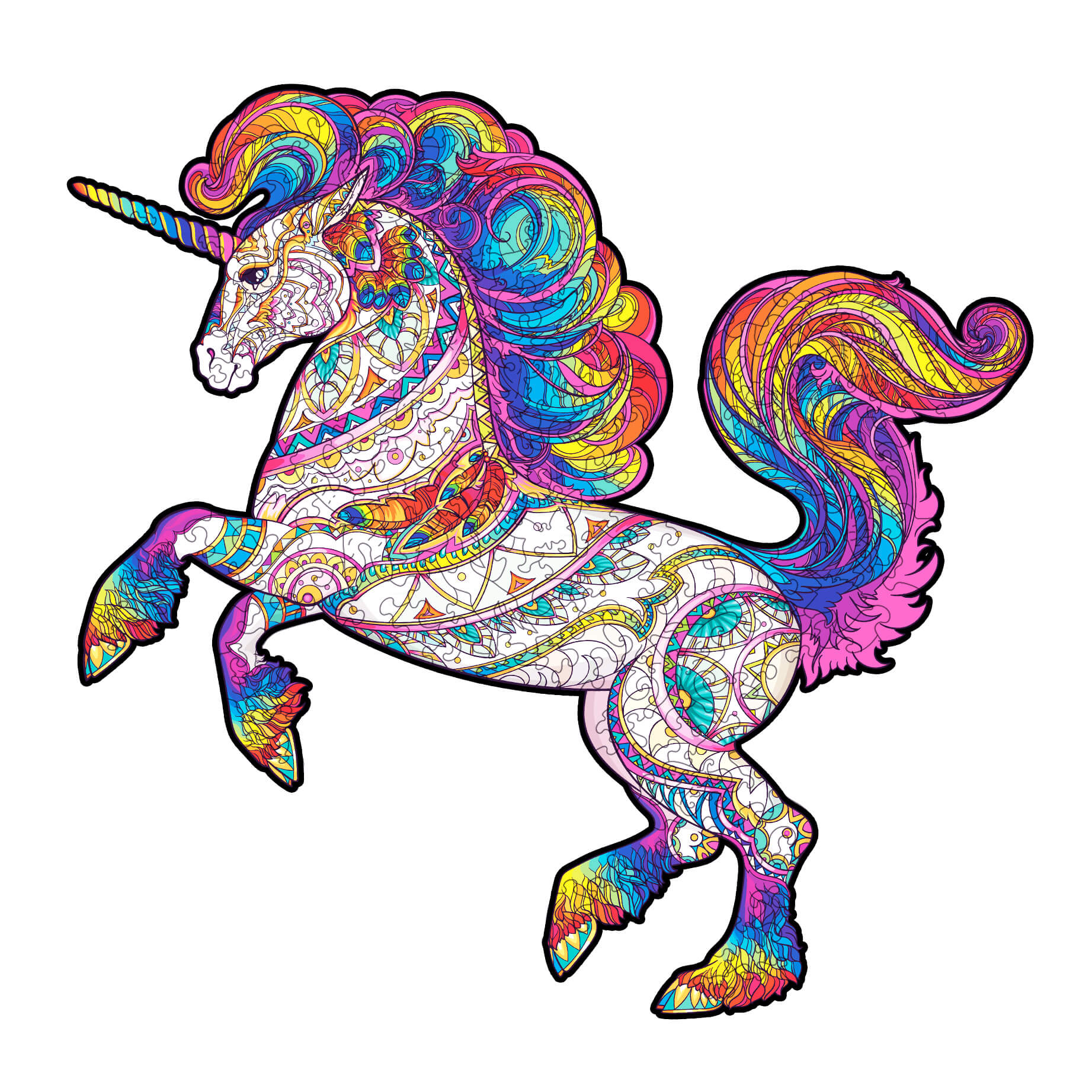 Unicorn wooden puzzle MagicHolz