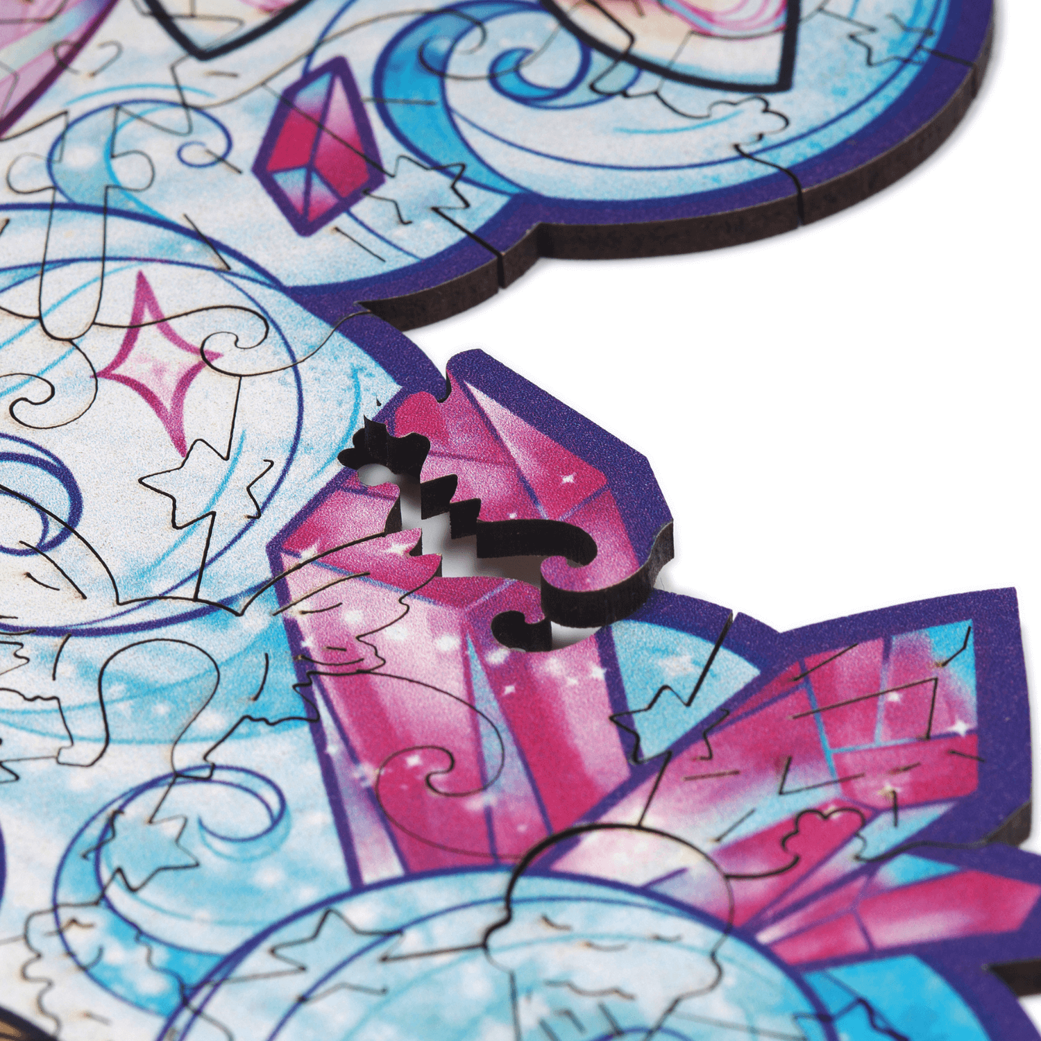 Inspirierendes Einhorn-Holzpuzzle-Unidragon--