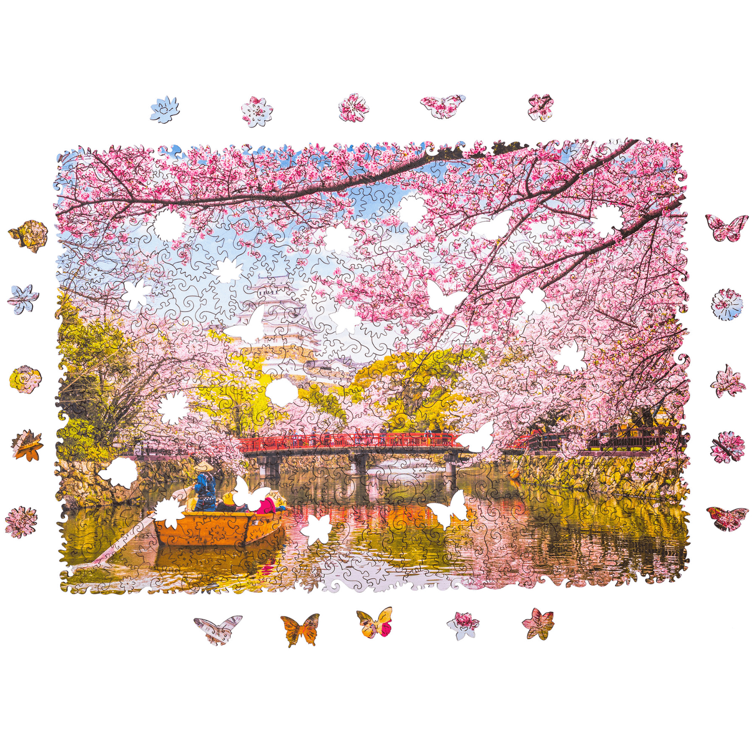 Cerisier en fleurs, Unidragon, Puzzle de la nature