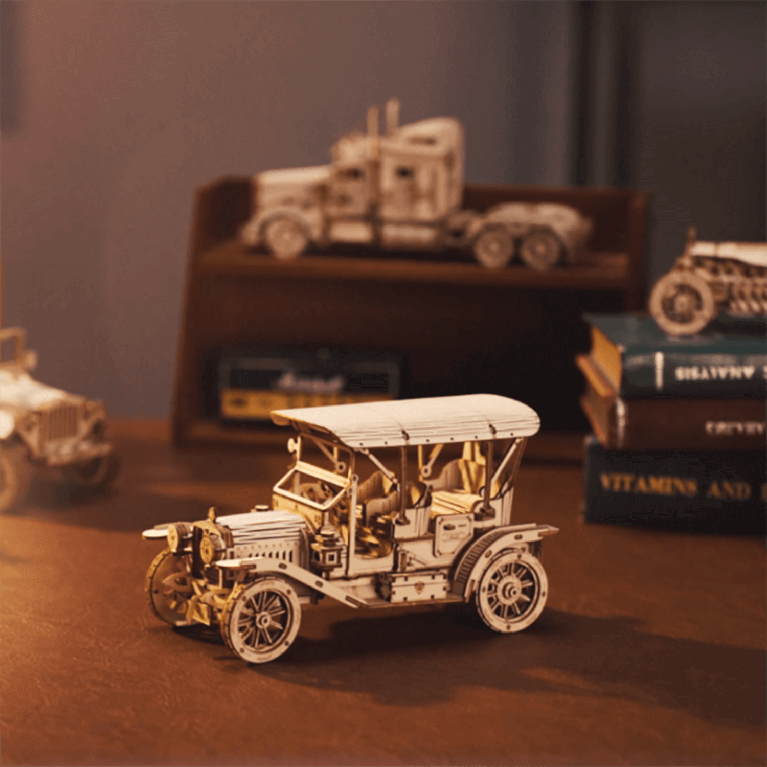 Vintage Auto l ROKR-3D Puzzle-Robotime--