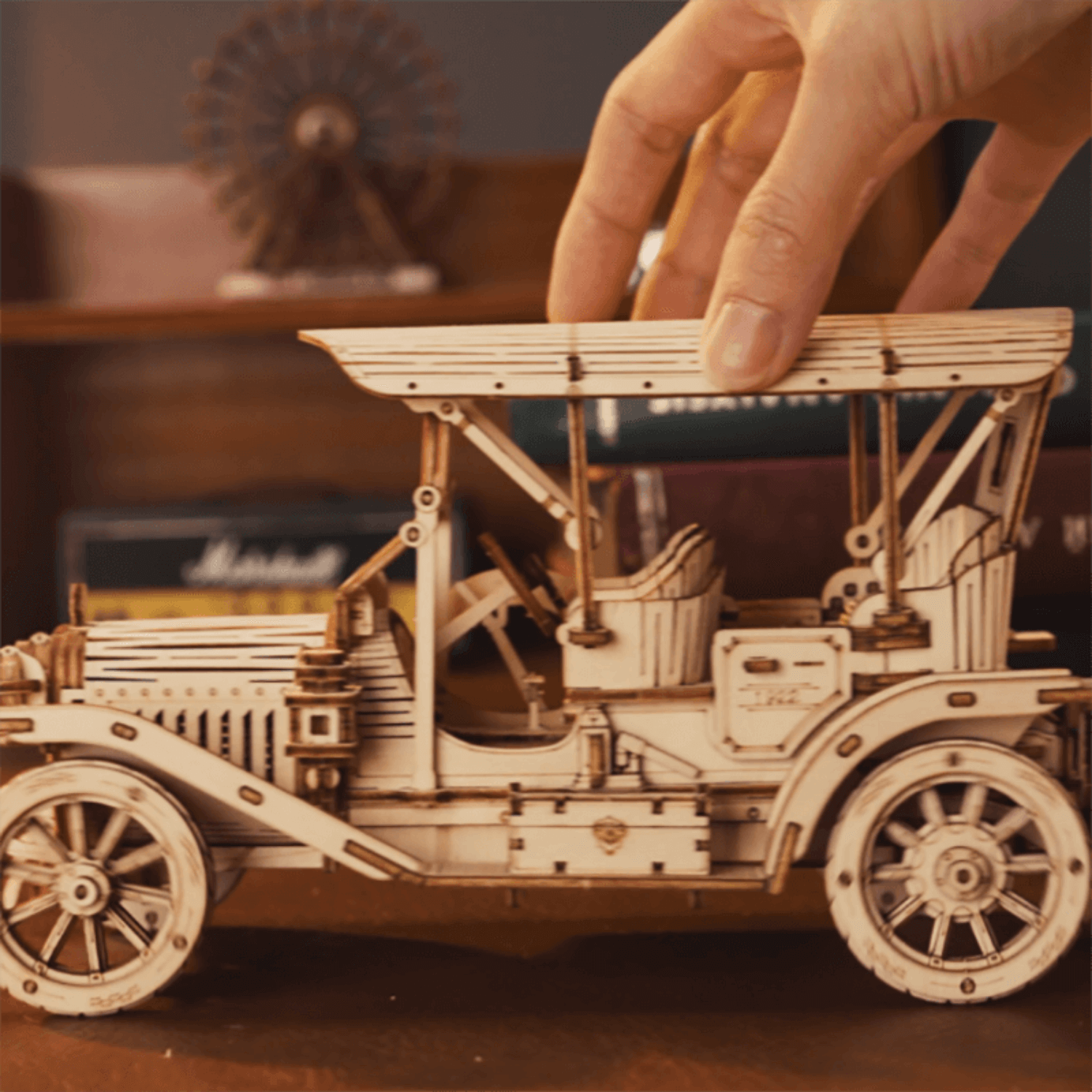 Vintage Auto l ROKR-3D Puzzle-Robotime--