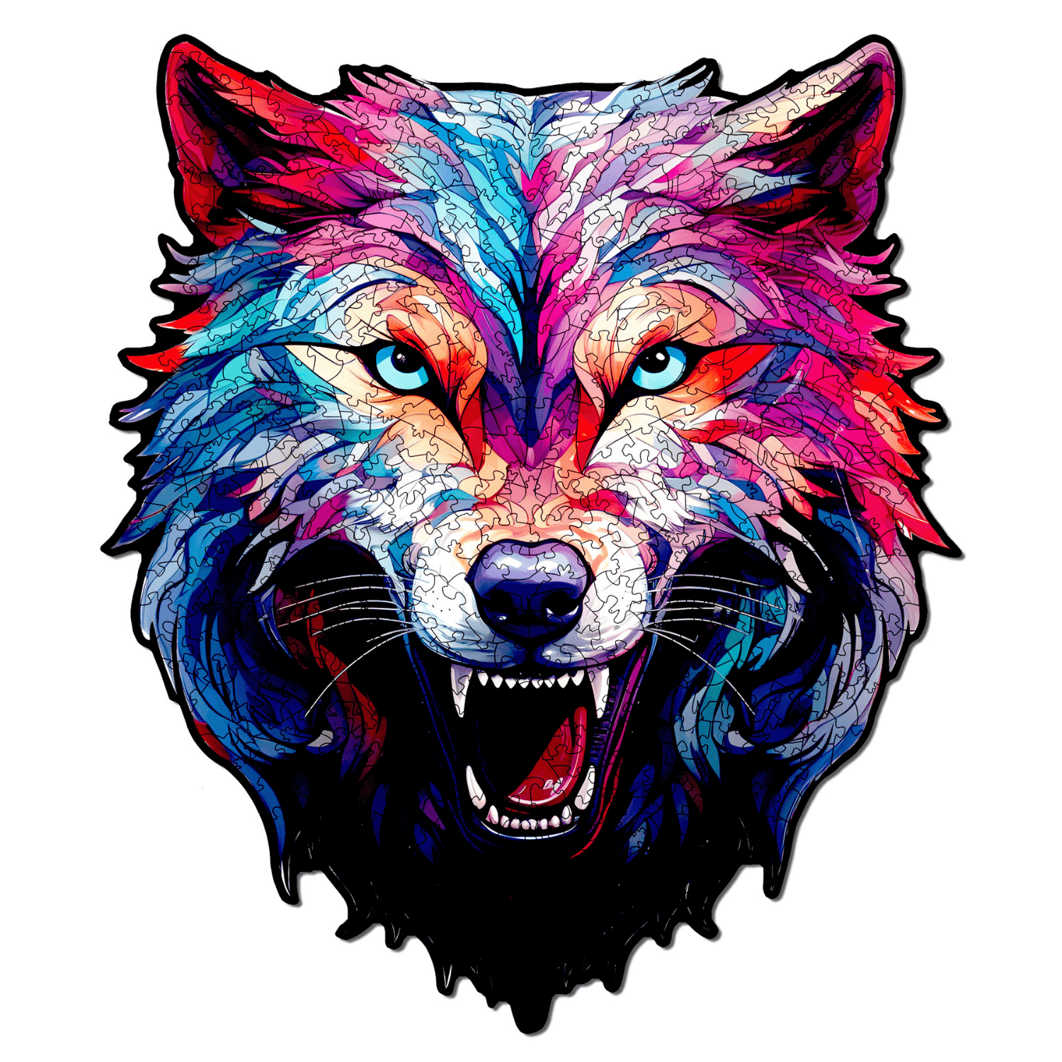 Wächter des Rudels | Wolf Holzpuzzle MagicHolz