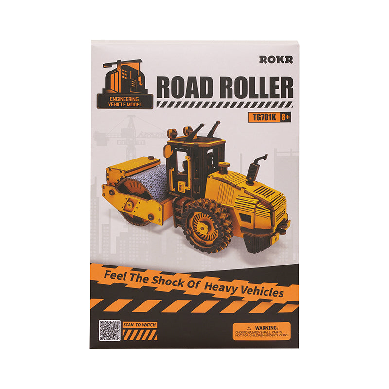 Roller | Construction machinery 3D puzzle Robotime