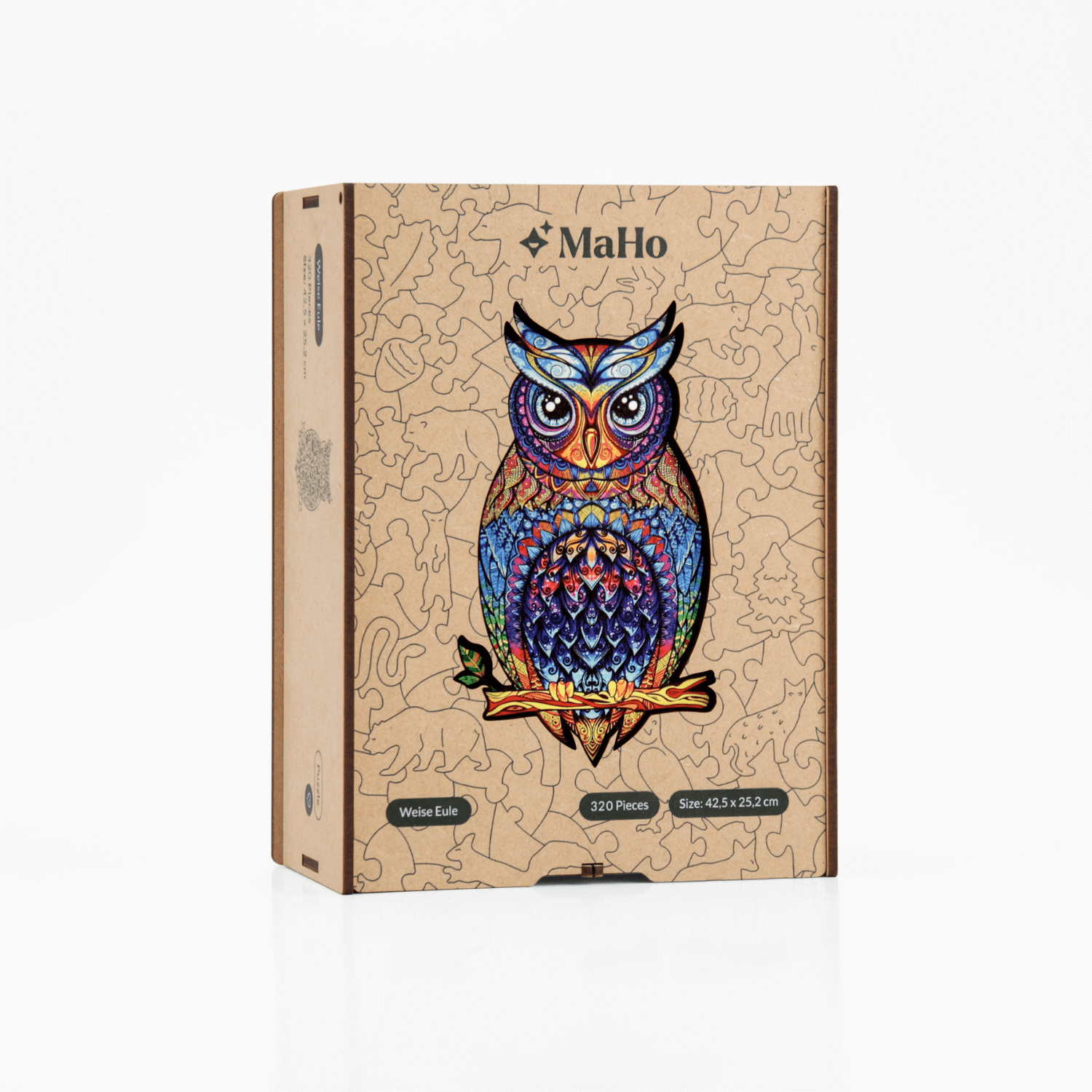Weise Eule Holzpuzzle MagicHolz