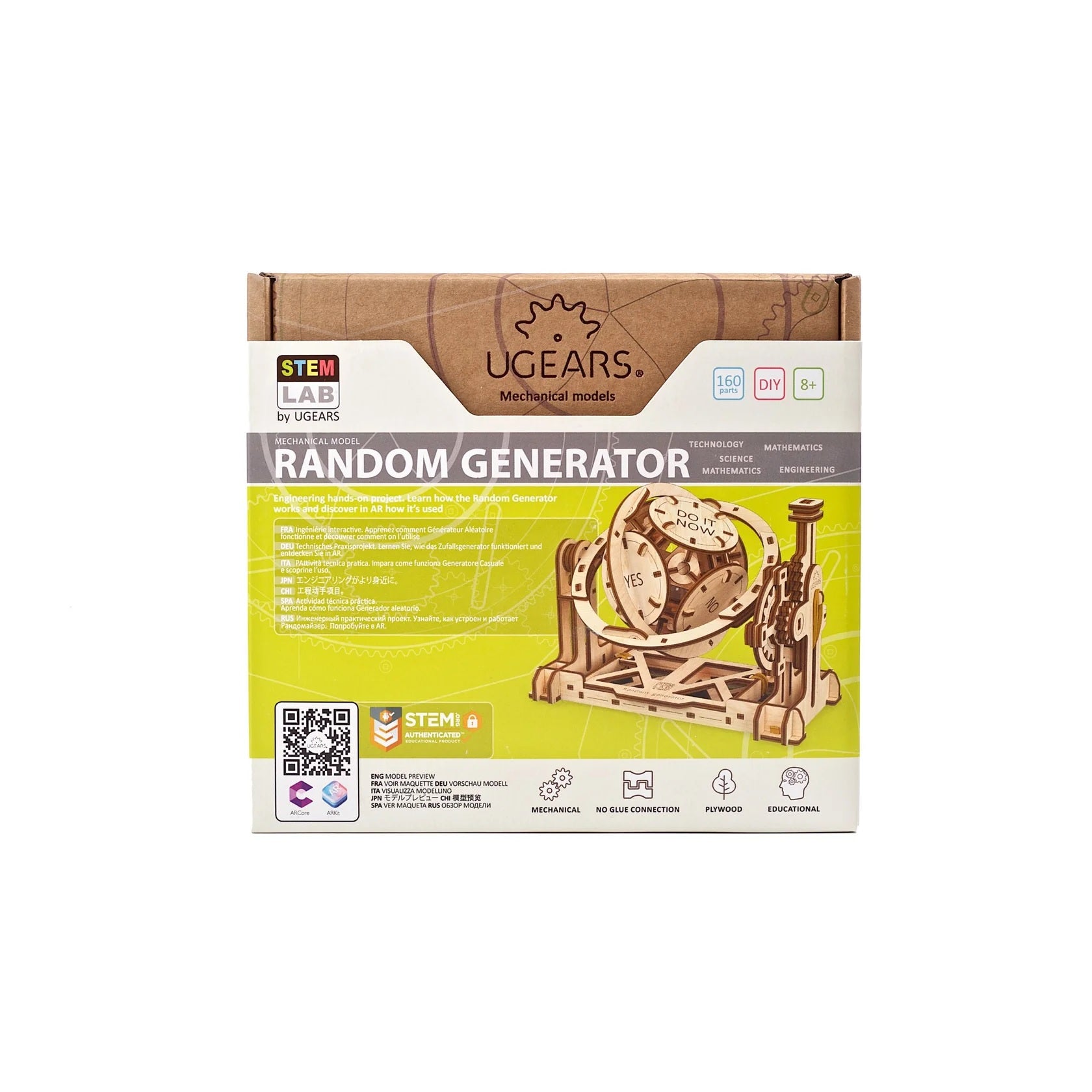 Random generator Mechanical wooden puzzle Ugears