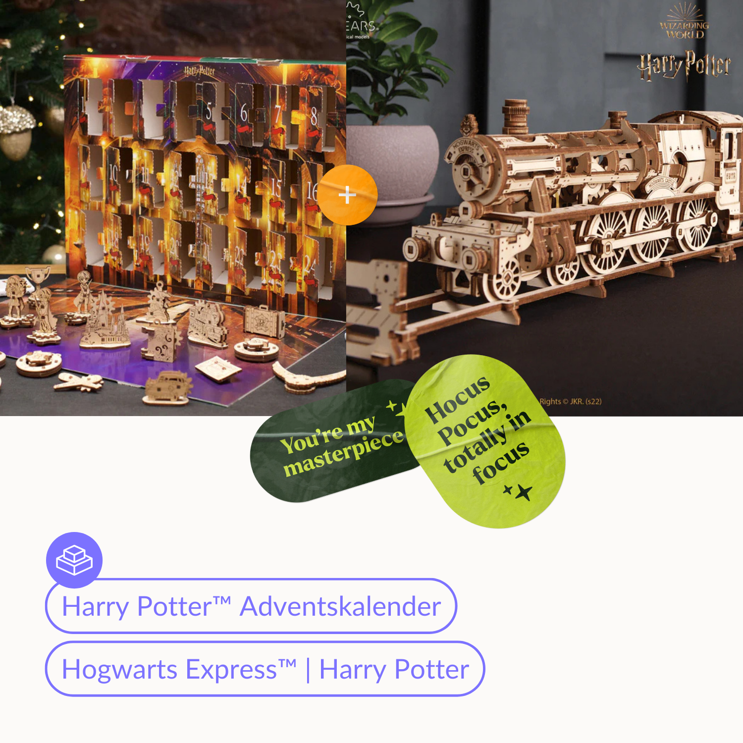 Harry Potter™ Adventskalender 3D Puzzle Ugears