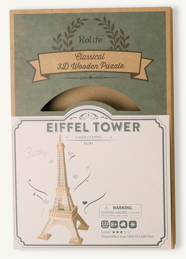 Puzzle 3D Tour Eiffel Puzzle 3D Robotime