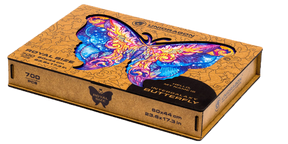 Intergalaktischer Schmetterling-Holzpuzzle-Unidragon--