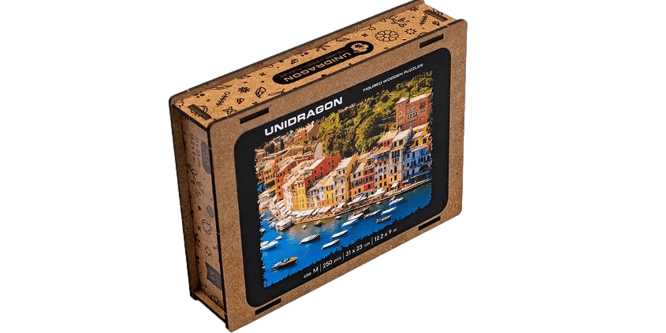 Italienische Riviera-Holzpuzzle-Unidragon--