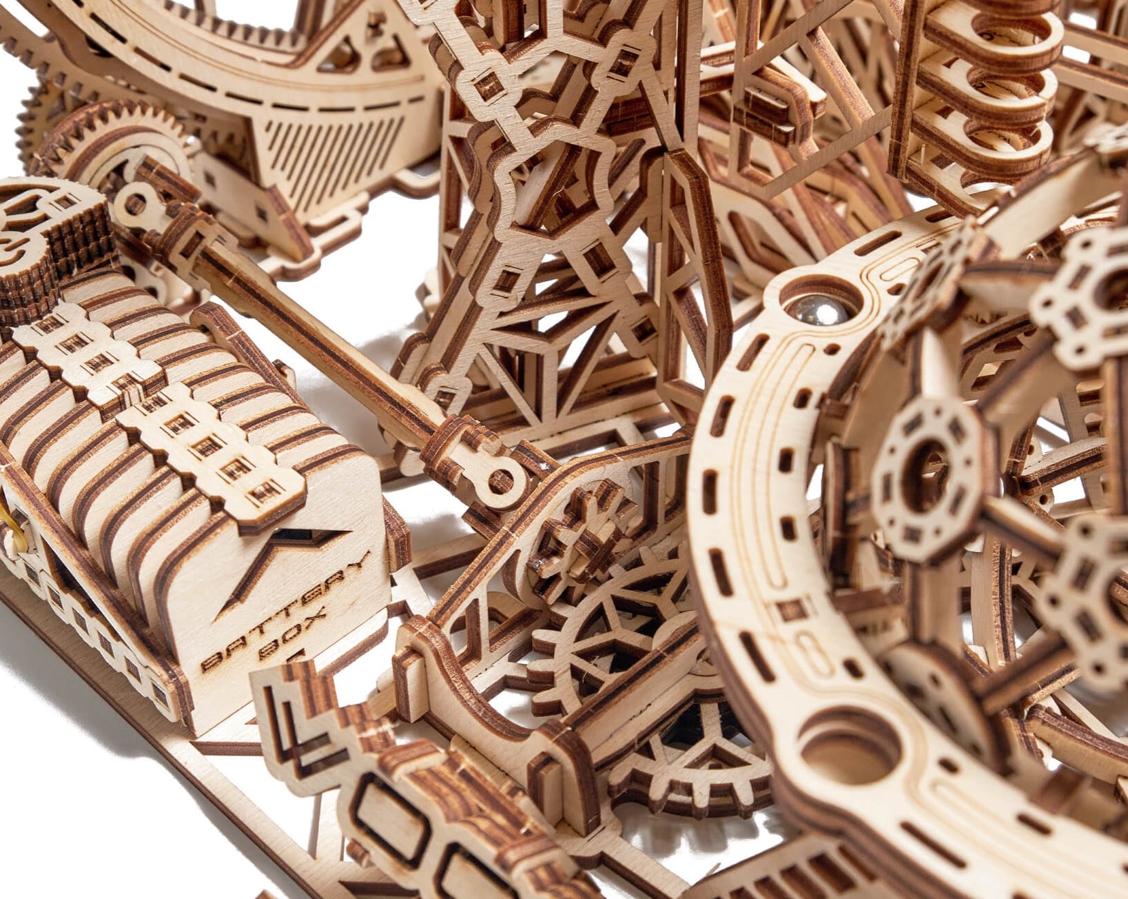 Galaxy Marble Run Mechanisches Holzpuzzle WoodTrick