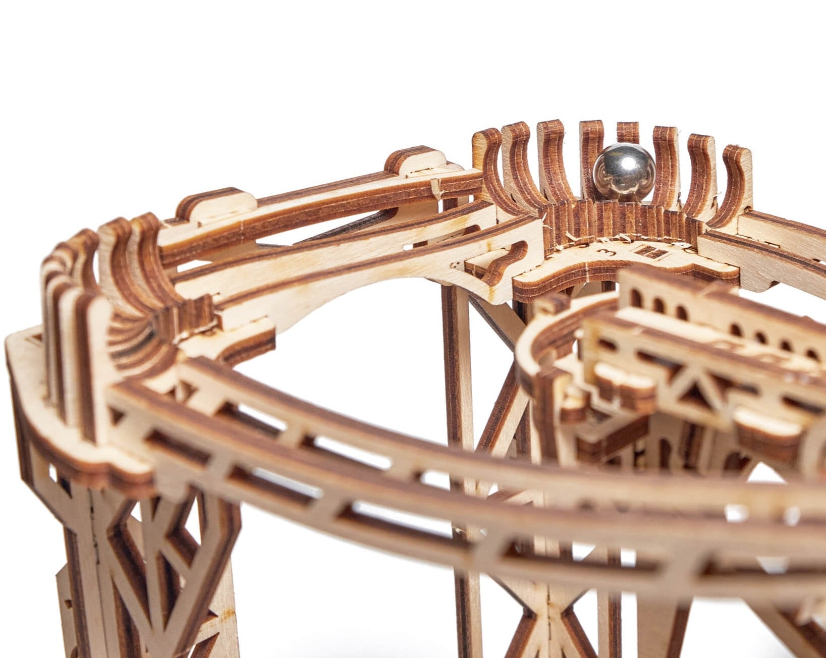 Galaxy Marble Run Mechanisches Holzpuzzle WoodTrick