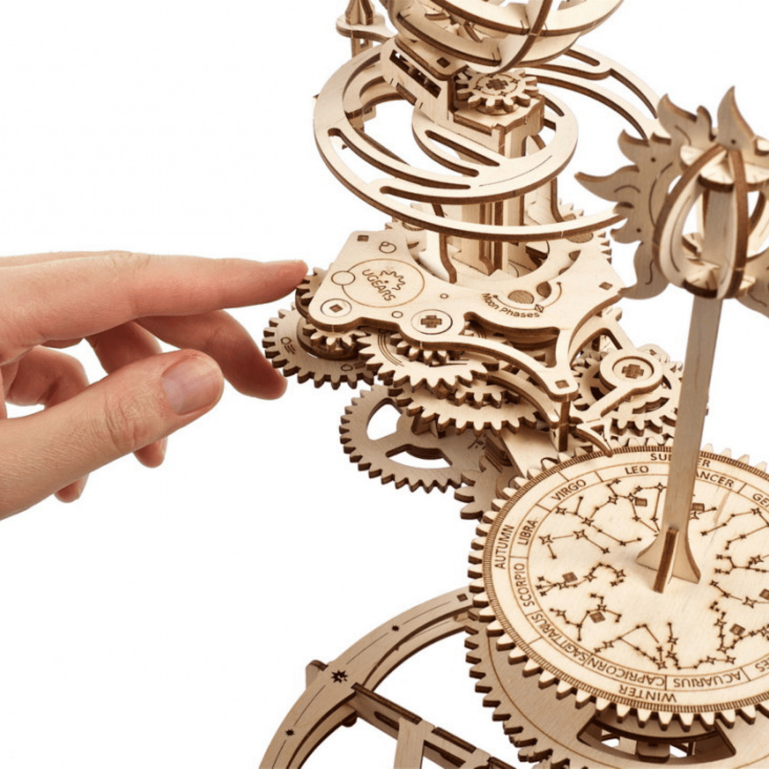 Tellurium mécanique Puzzle mécanique en bois Ugears