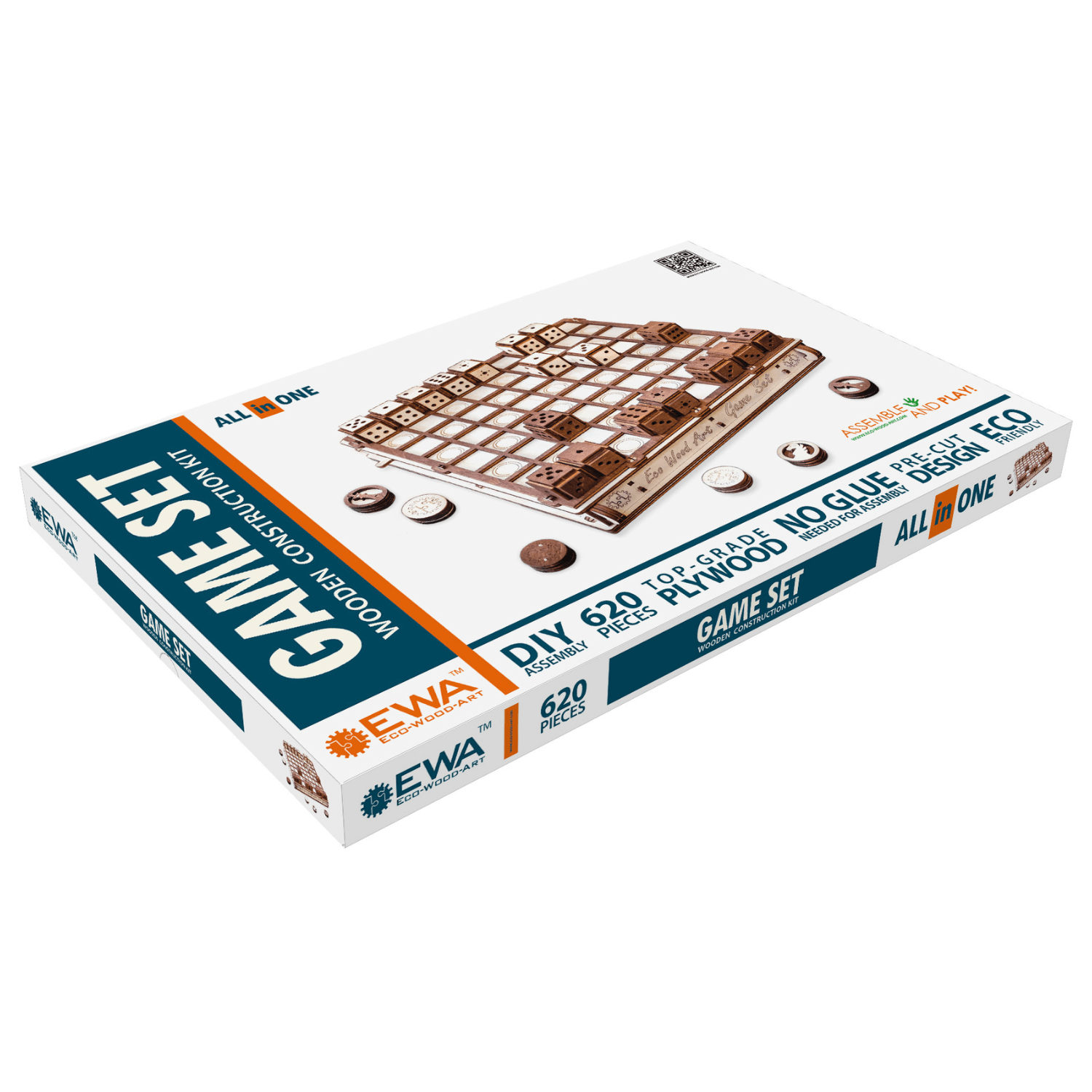 Game set-mechanical wooden puzzle-Eco-Wood-Art--