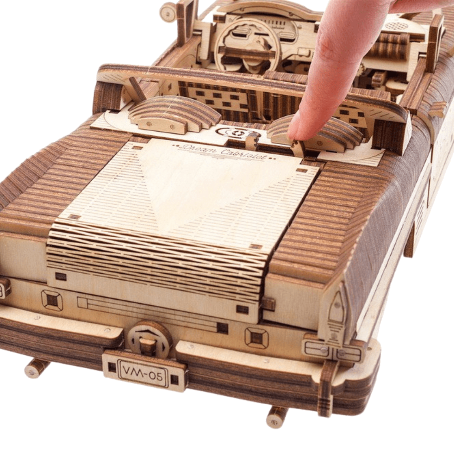Cabriolet de rêve VM-05-Puzzle mécanique en bois-Ugears--