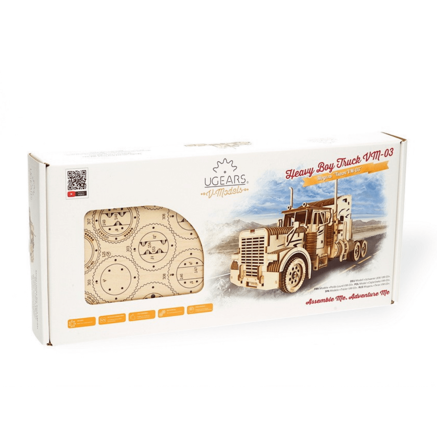 Camion "Heavy Boy" VM-03 Puzzle mécanique en bois Ugears