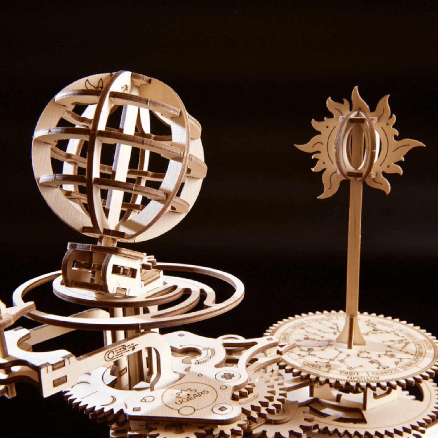 Tellurium mécanique Puzzle mécanique en bois Ugears