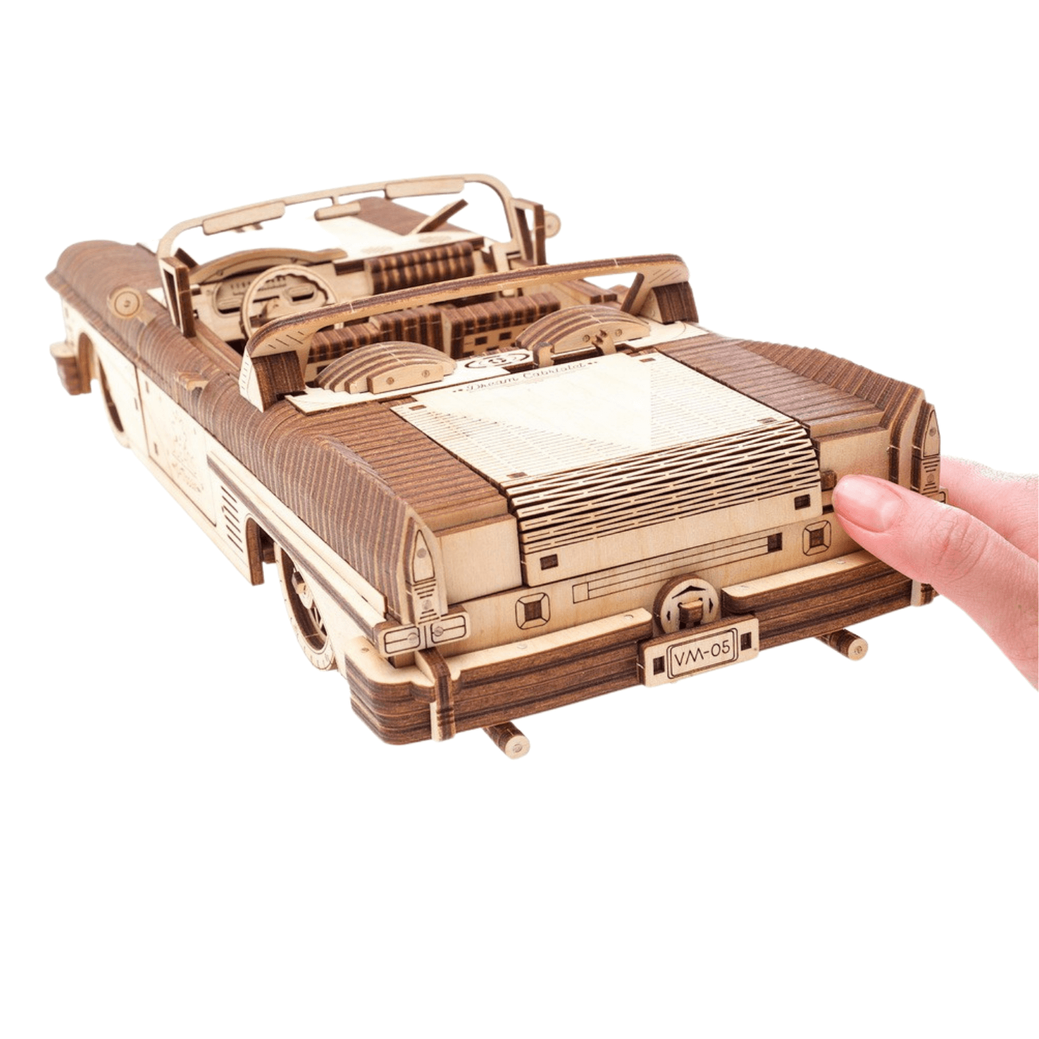 Cabriolet de rêve VM-05-Puzzle mécanique en bois-Ugears--