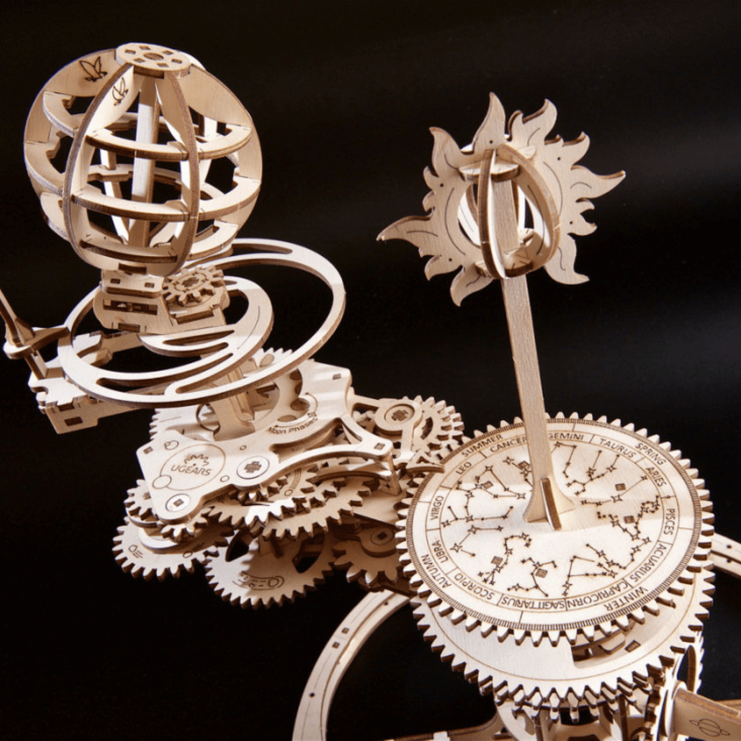 Tellurium mécanique Puzzle mécanique en bois Ugears