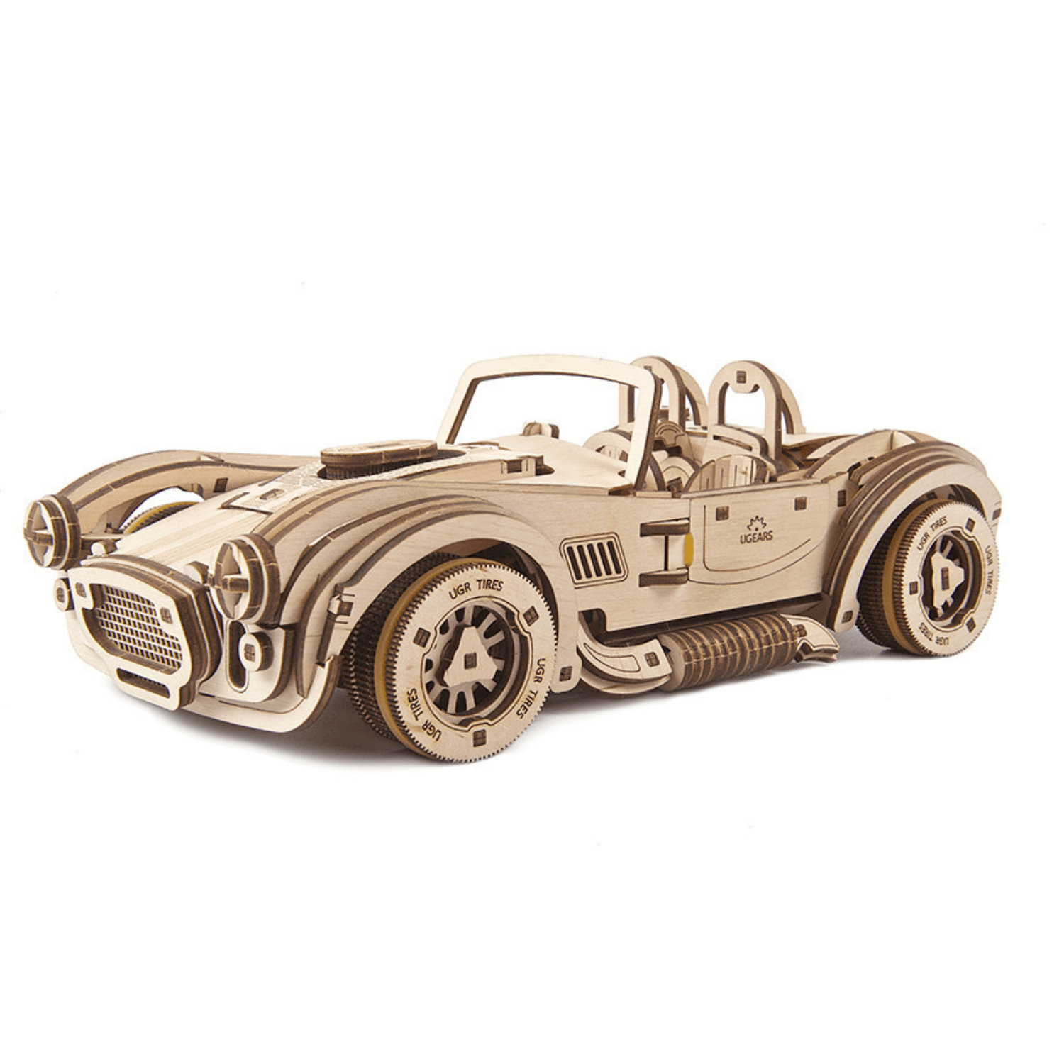 Drift Cobra Racing Car Puzzle mécanique en bois Ugears