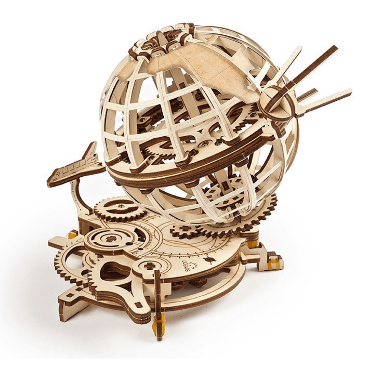 Globus Mechanisches Holzpuzzle Ugears