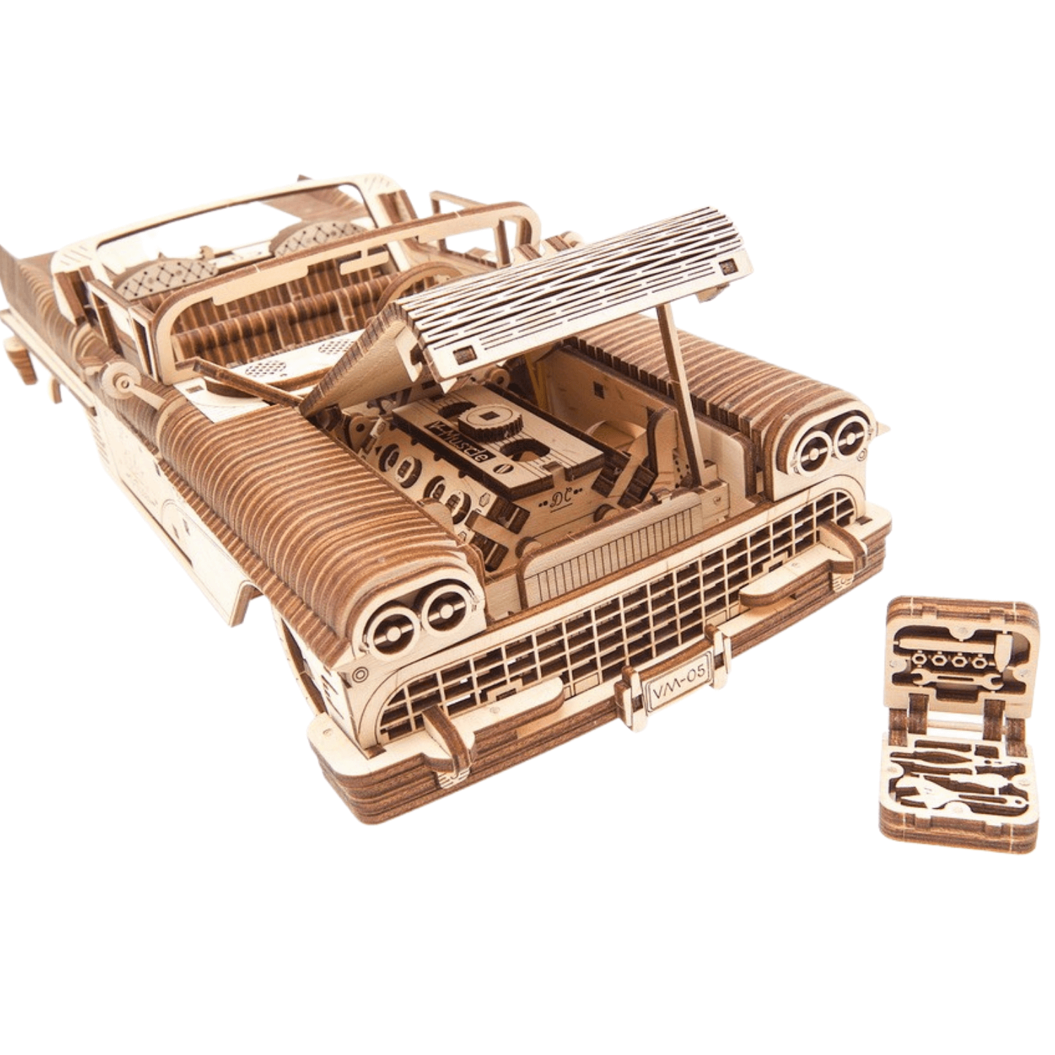 Cabriolet de rêve VM-05-Puzzle mécanique en bois-Ugears--
