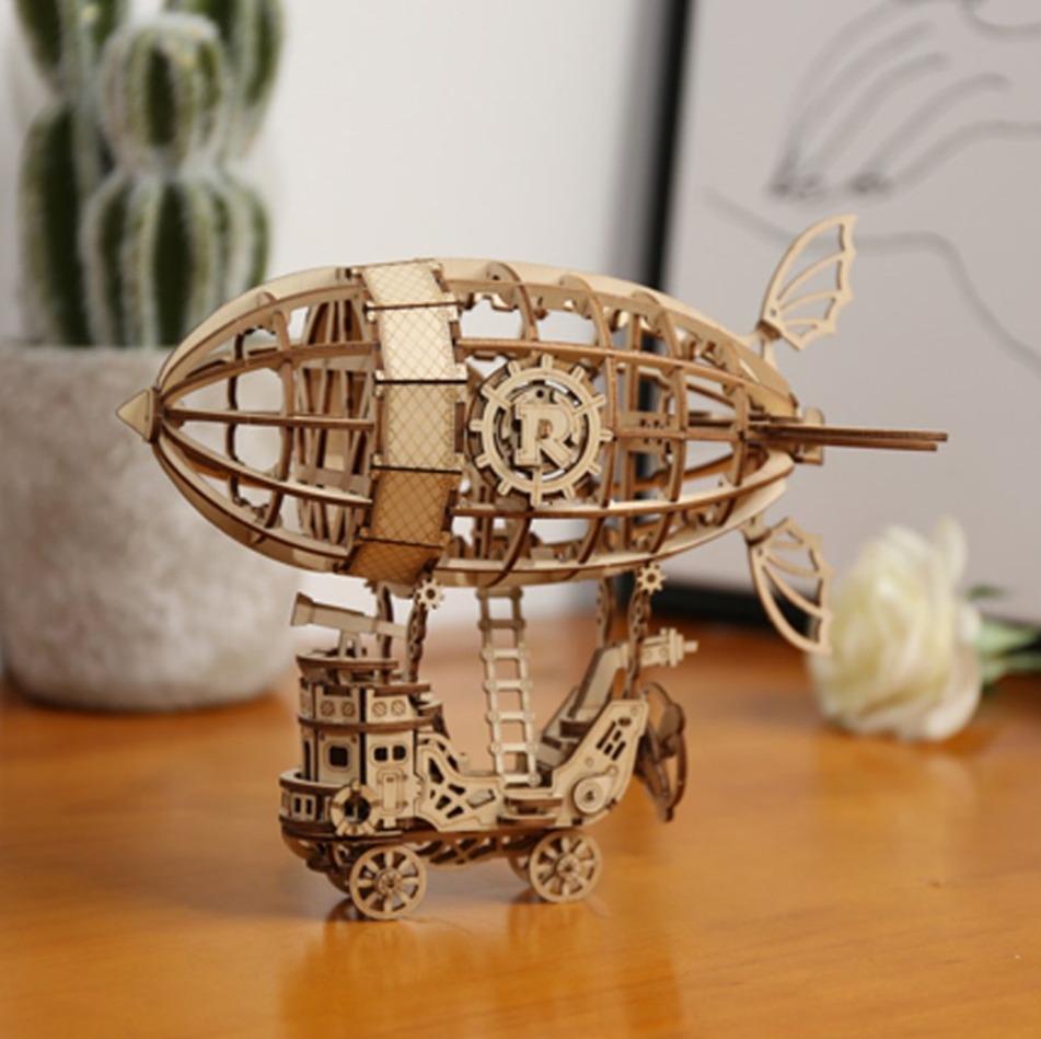 Airship wooden puzzle 3D puzzle Robotime