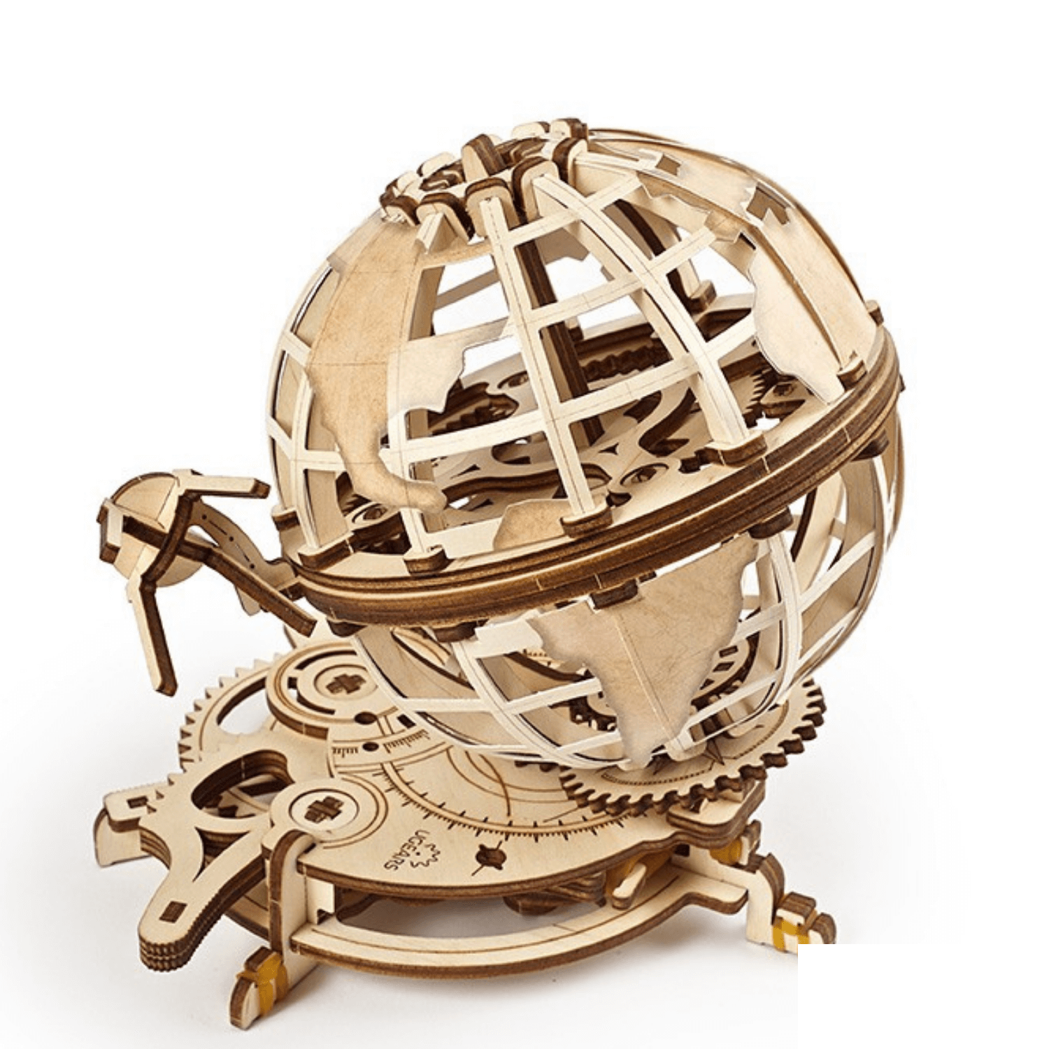Globus-Mechanisches Holzpuzzle-Ugears--