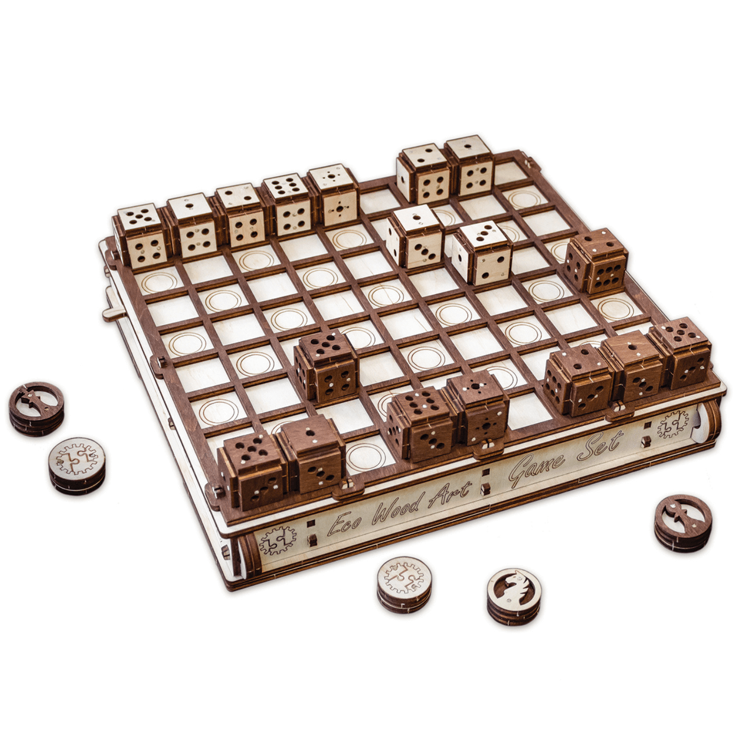 Game set-mechanical wooden puzzle-Eco-Wood-Art--