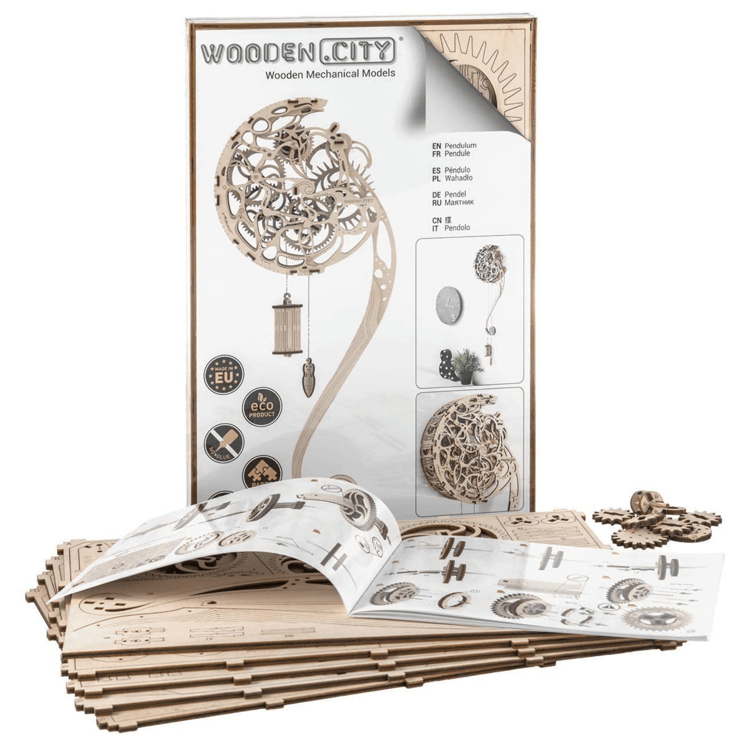Pendulum Mechanisches Holzpuzzle WoodenCity