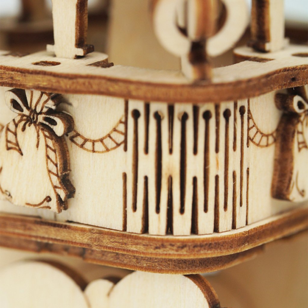 Hot air balloon as a wooden 3D puzzle-3D puzzle-Robotime--