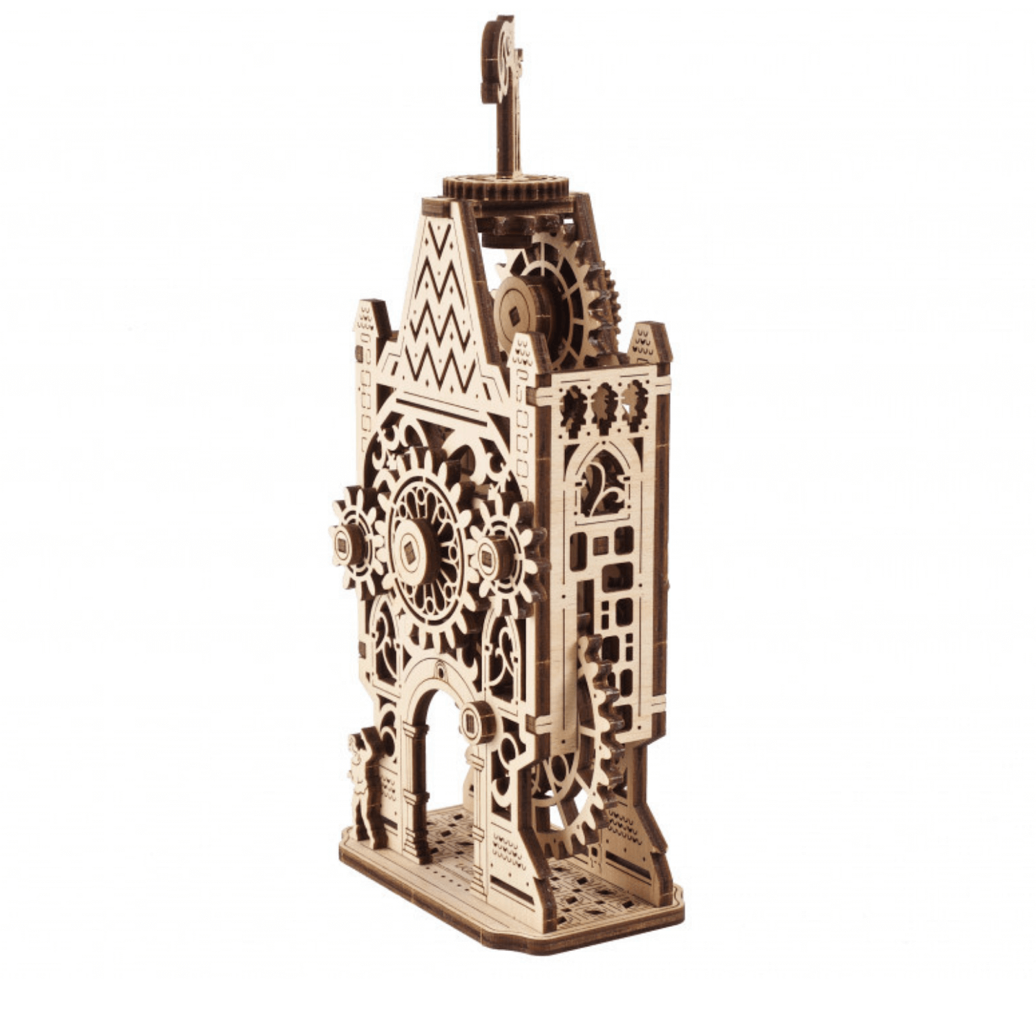 Uhrenturm Mechanisches Holzpuzzle Ugears