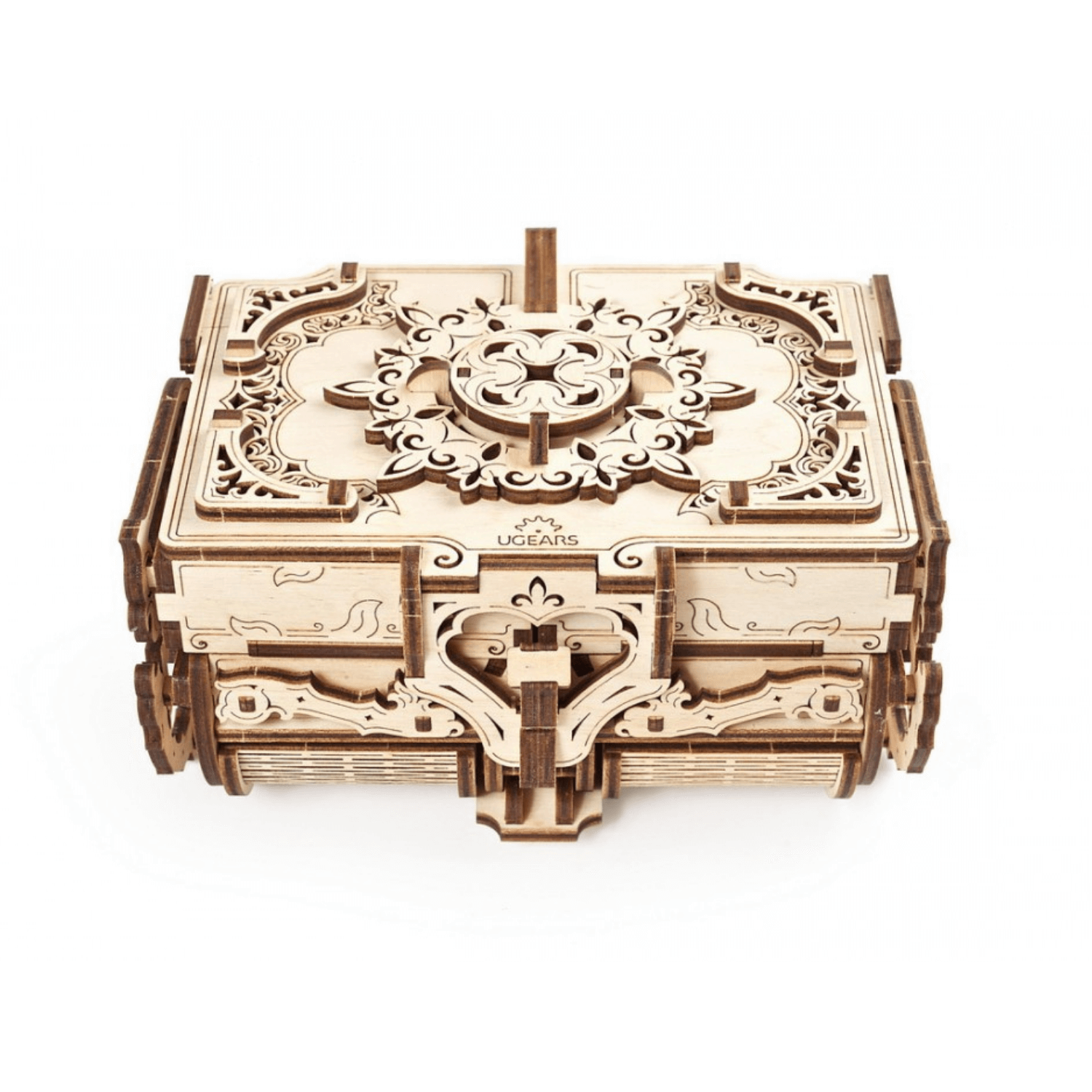 Boîte d'antiquités Puzzle mécanique en bois Ugears
