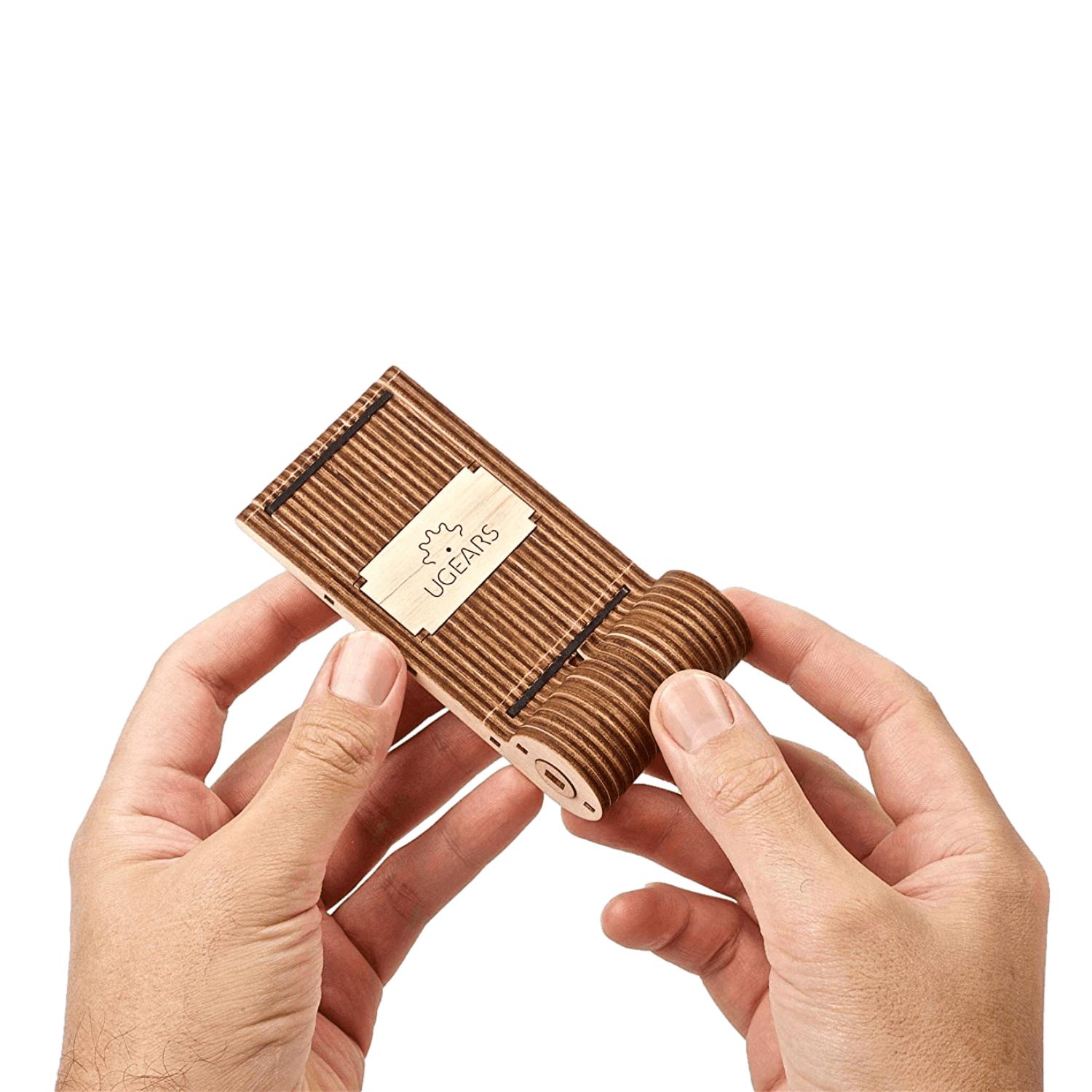 Support de téléphone Puzzle mécanique en bois Ugears