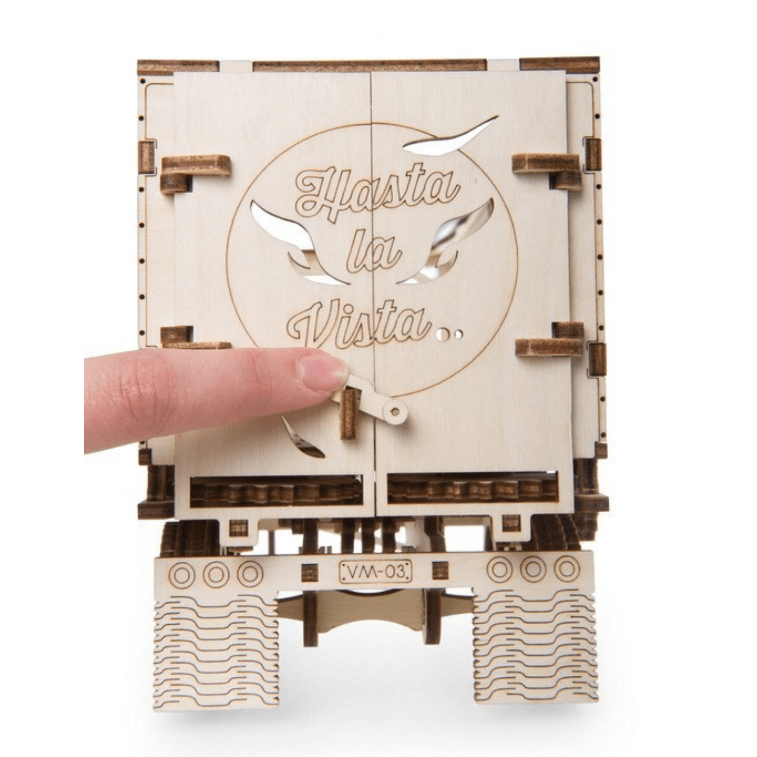 Trailer für "Heavy Boy" Mechanisches Holzpuzzle Ugears