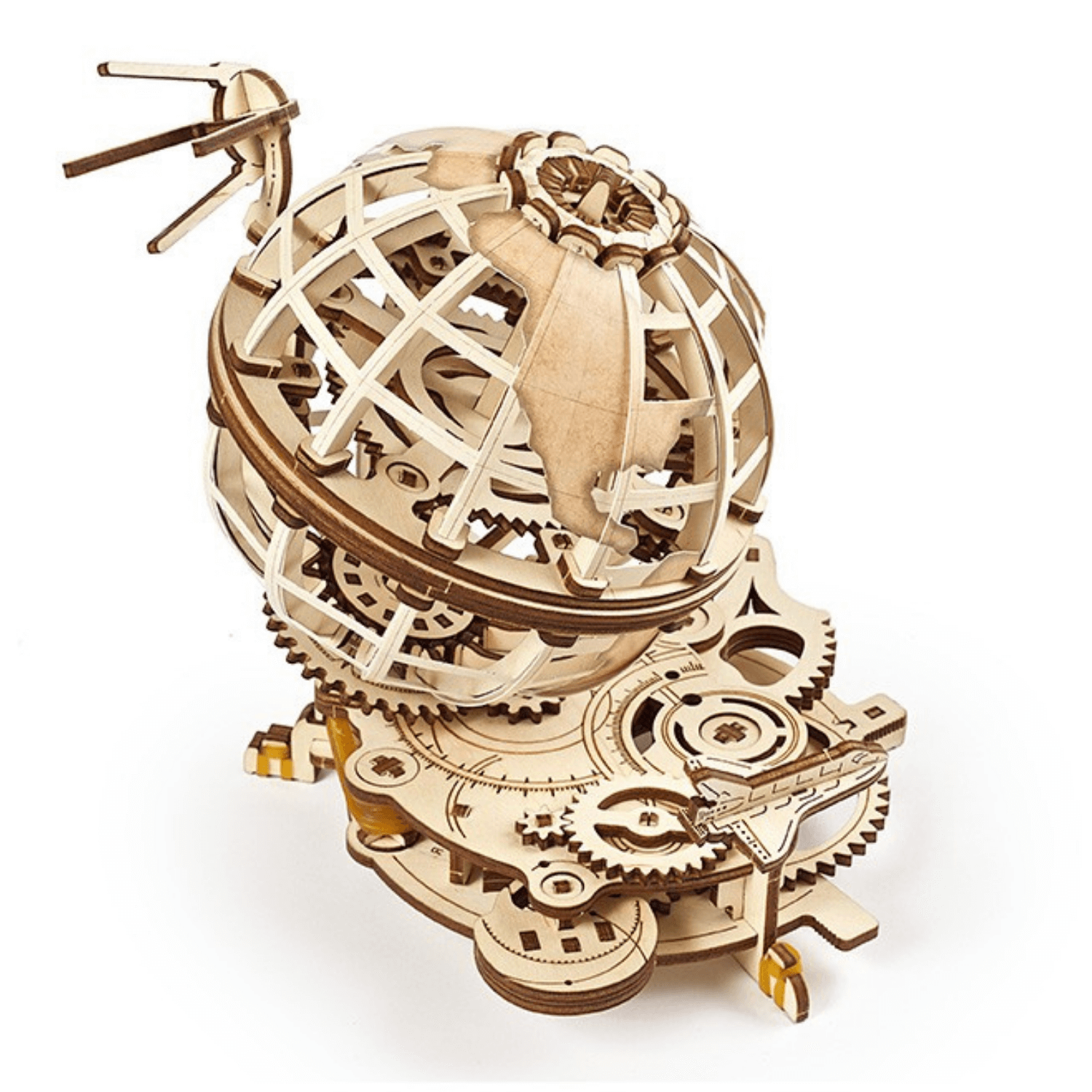 Globus-Mechanisches Holzpuzzle-Ugears--