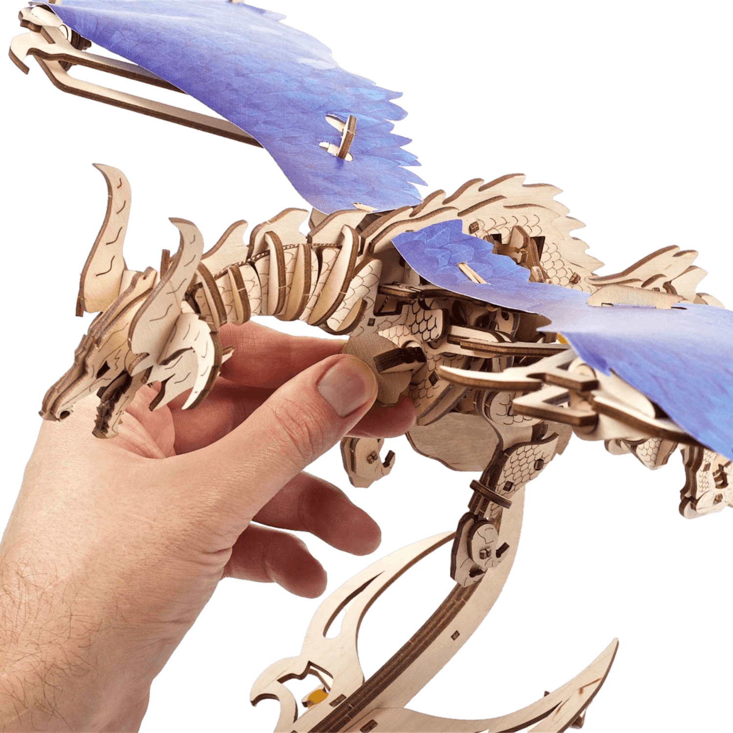 Dragon de tempête Puzzle mécanique en bois Ugears
