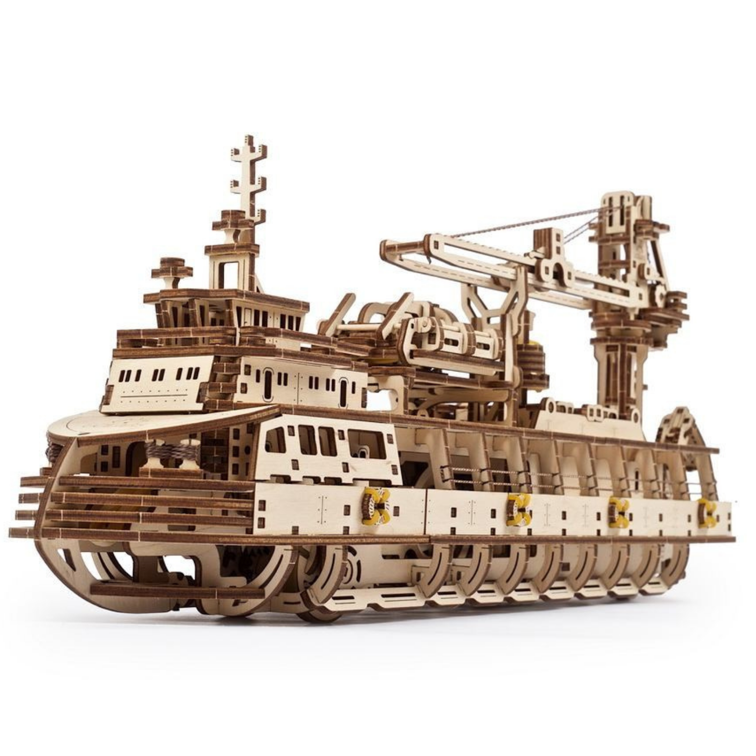 Forschungsschiff Mechanisches Holzpuzzle Ugears