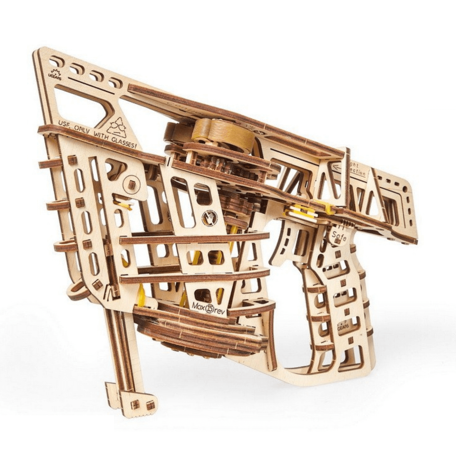 Airplane starter Mechanical wooden puzzle Ugears