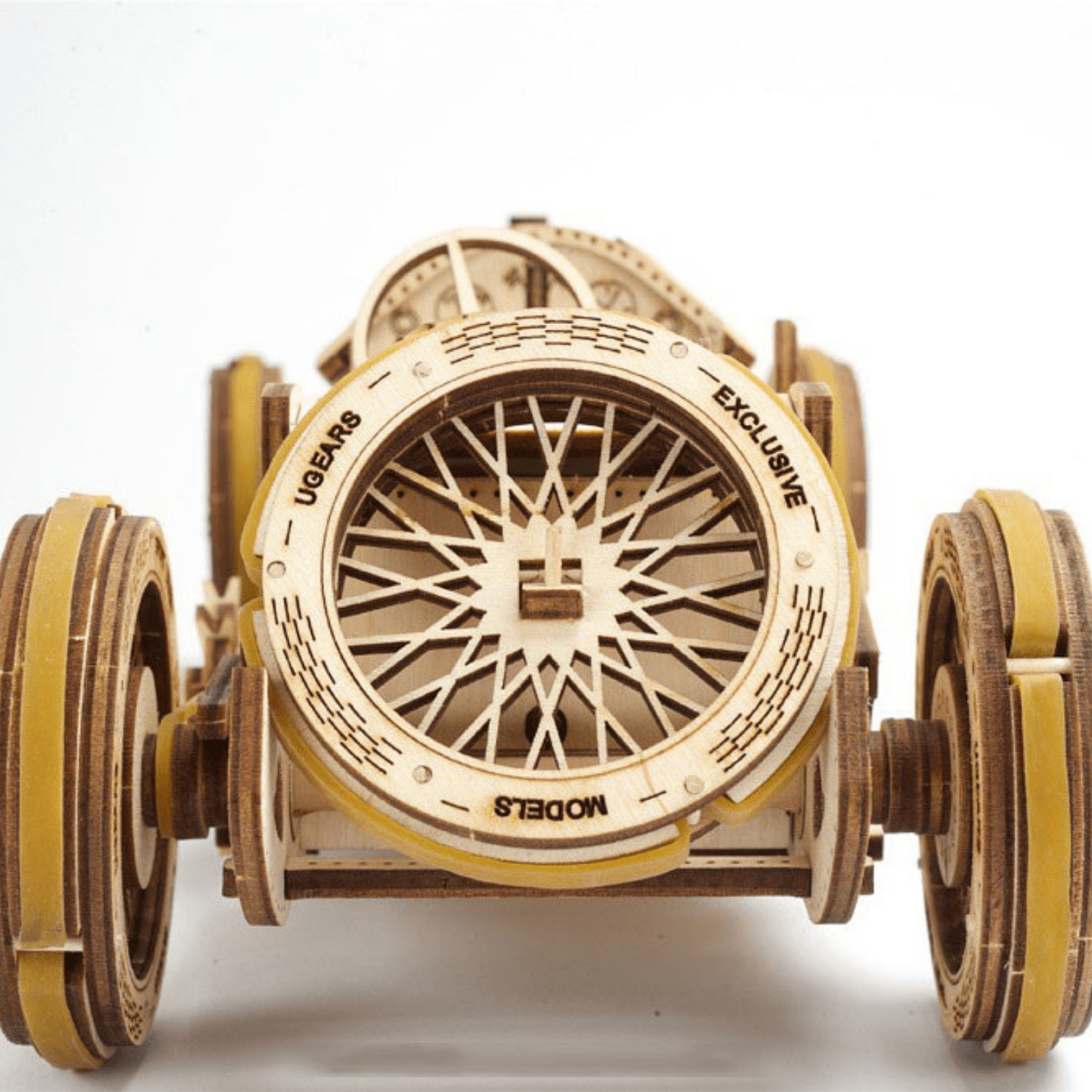 U-9 Grand Prix Car-Mechanical Wooden Puzzle-Ugears--