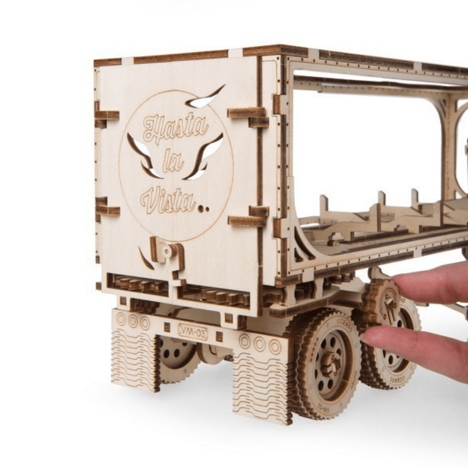 Trailer für "Heavy Boy" Mechanisches Holzpuzzle Ugears